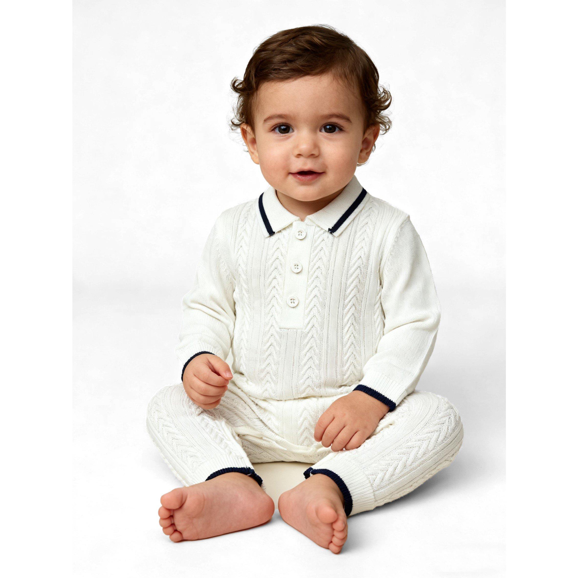 Off White - Pretty Green - Cbl Romper Bb62 - 4