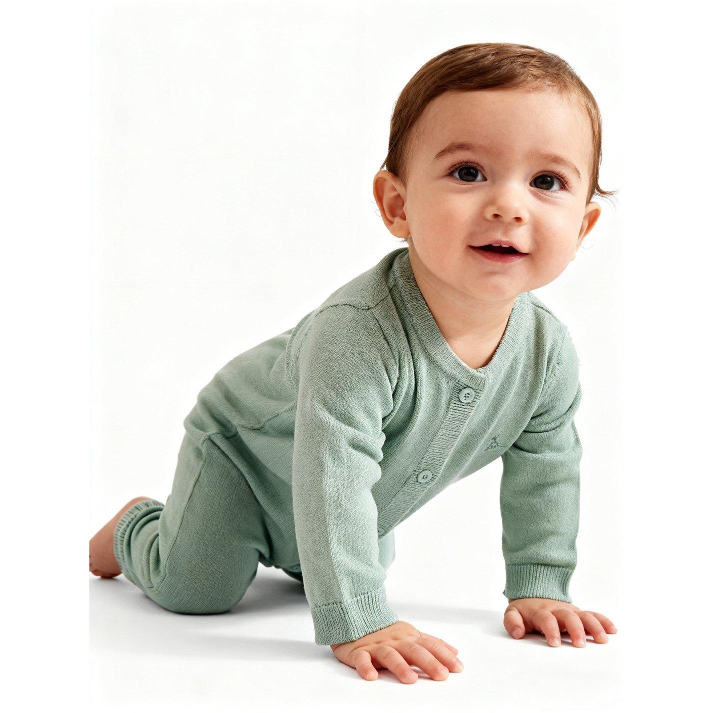 Azul bebé - Jack Wills - Kids Cotton Long Sleeve Sleep Suit - 2
