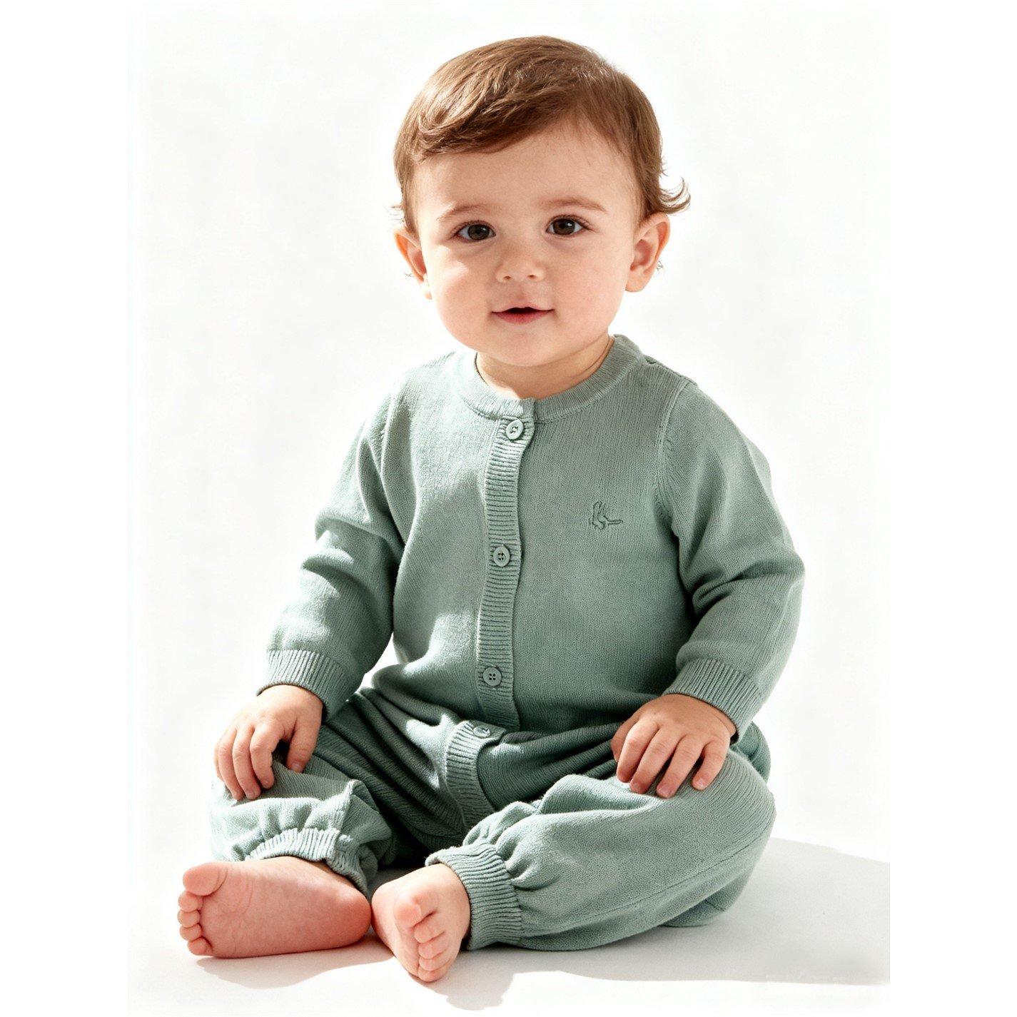 Azul bebé - Jack Wills - Kids Cotton Long Sleeve Sleep Suit - 3