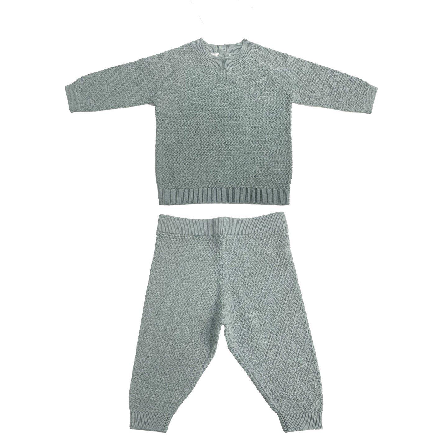 Baby Blue - Jack Wills - Kids Pointelle Cotton Long Sleeve Pyjama Set - 4