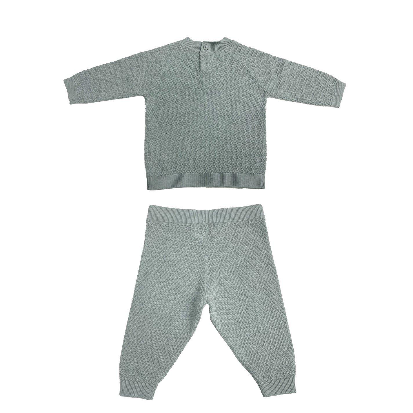 Baby Blue - Jack Wills - Kids Pointelle Cotton Long Sleeve Pyjama Set - 10
