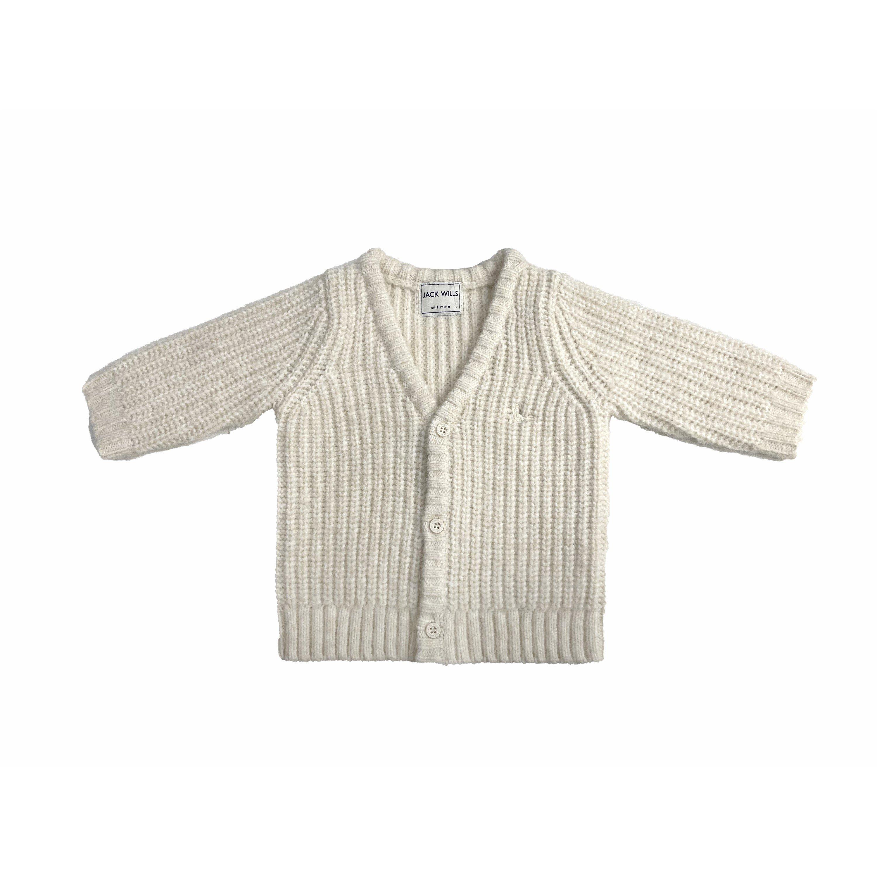 Beige - Jack Wills - JW Chunky Cardi Bb62 - 1
