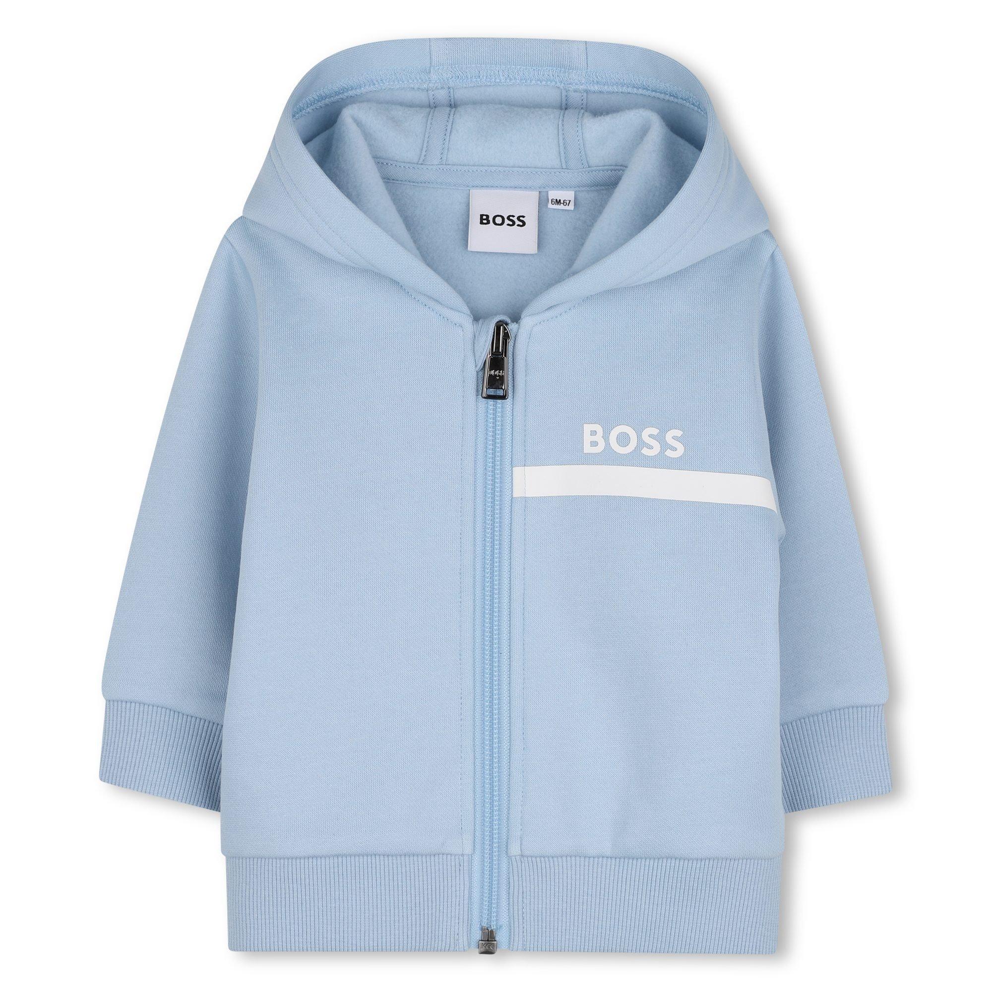 Blue - Boss - Kids' Fleece Tracksuit - 3