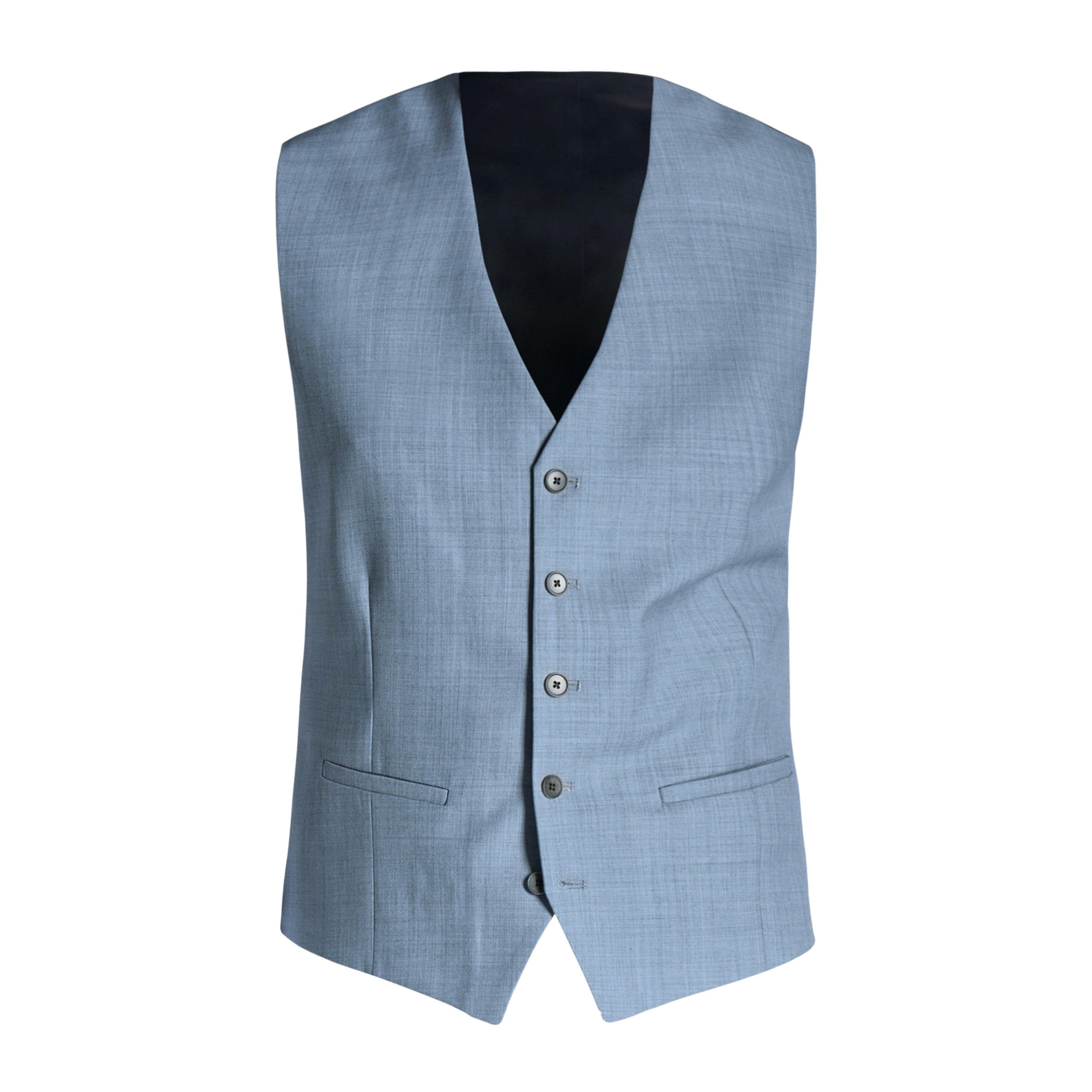 Ted Baker Men's Orion Slim Fit Waistcoat - Soft Blue - 46 (56)