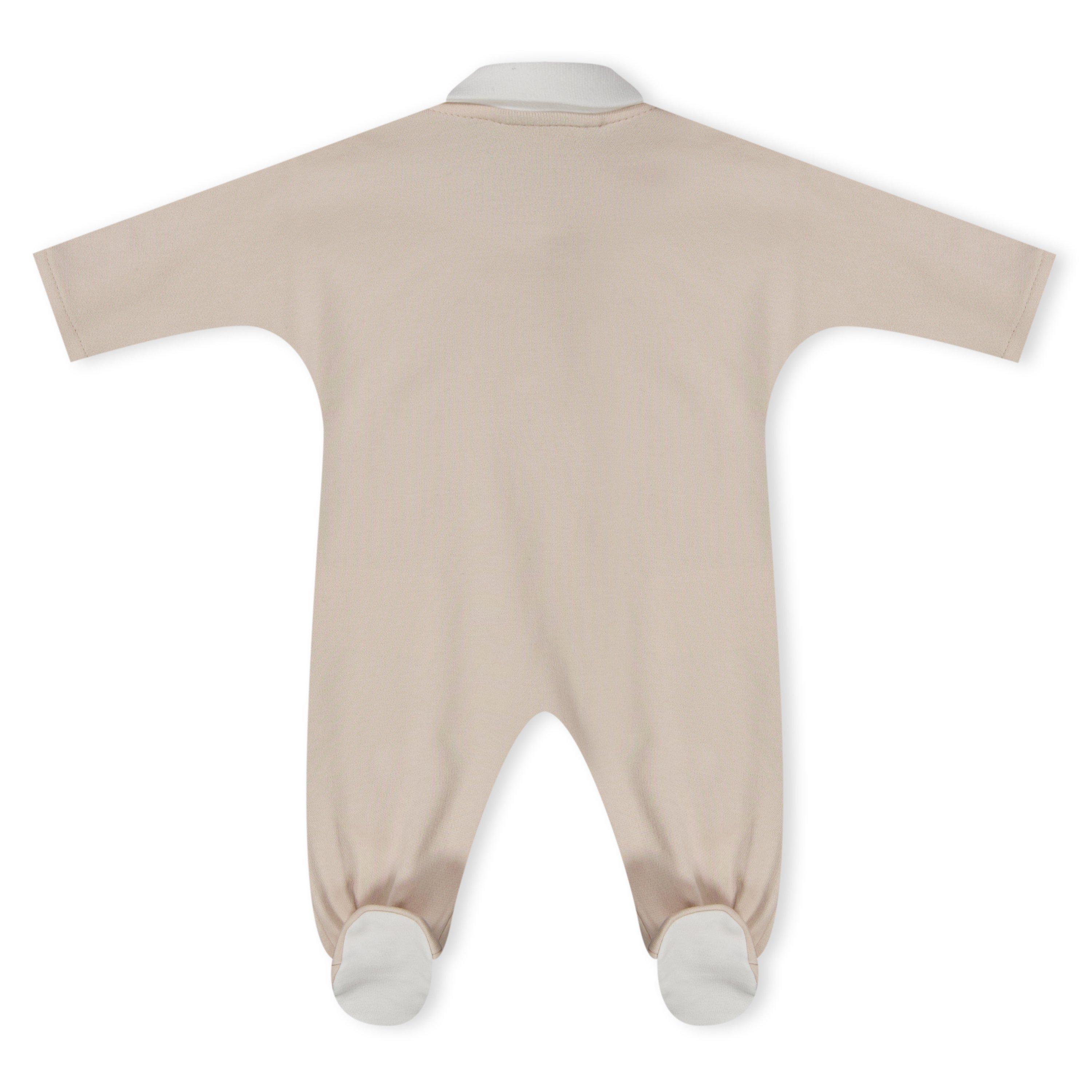 Beige F19J5 - Fendi - 3-Piece Logo Clothing Set Babies - 3