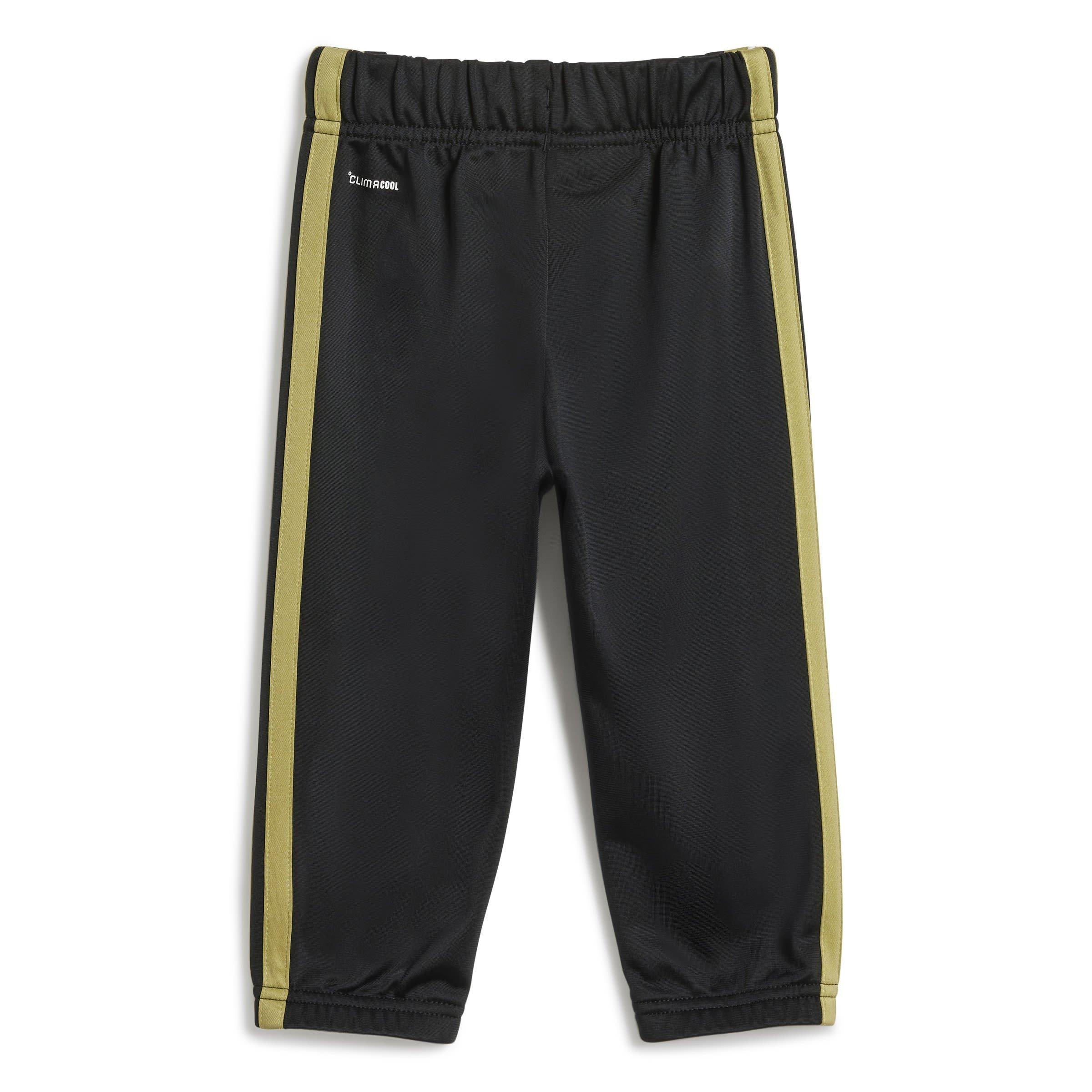 Schwarz/Gold - adidas - 3-Stripe Essentials CLIMACOOL Track Suit Infants - 4
