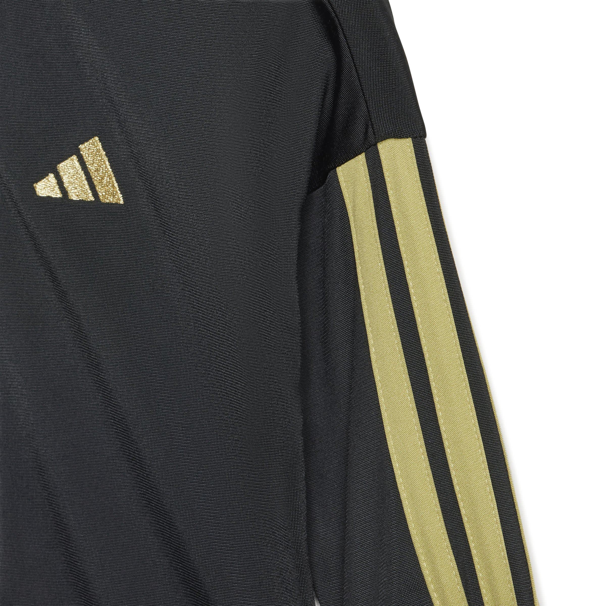 Schwarz/Gold - adidas - 3-Stripe Essentials CLIMACOOL Track Suit Infants - 5