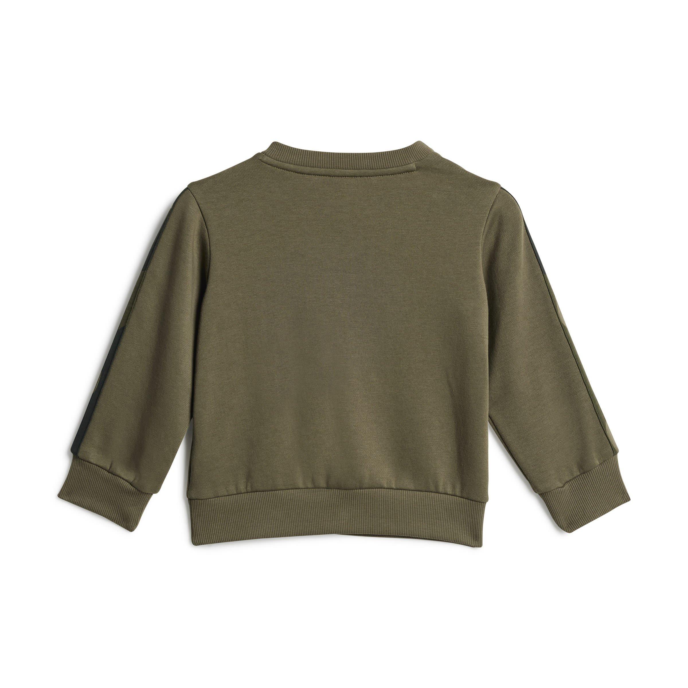 Olive/Black - adidas - Camo Fleece Tracksuit - 3