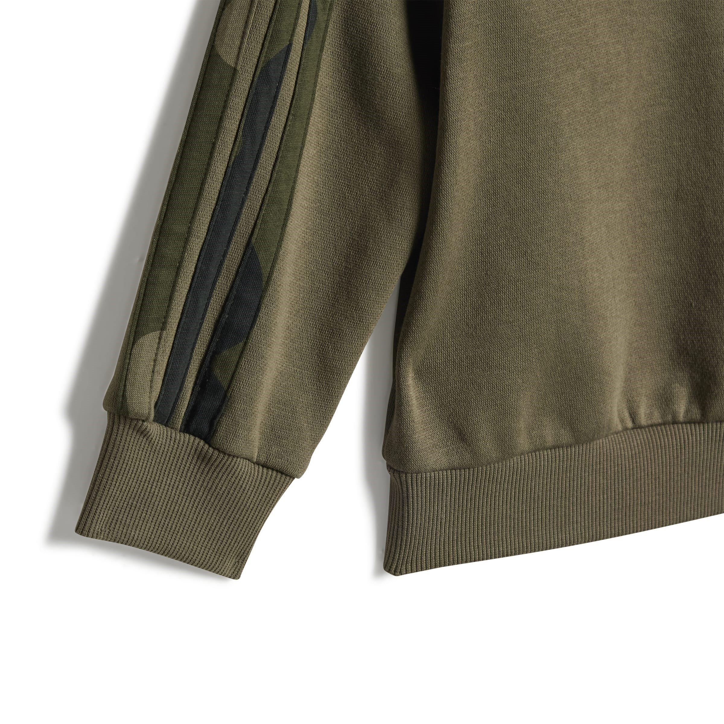Olive/Black - adidas - Camo Fleece Tracksuit - 6