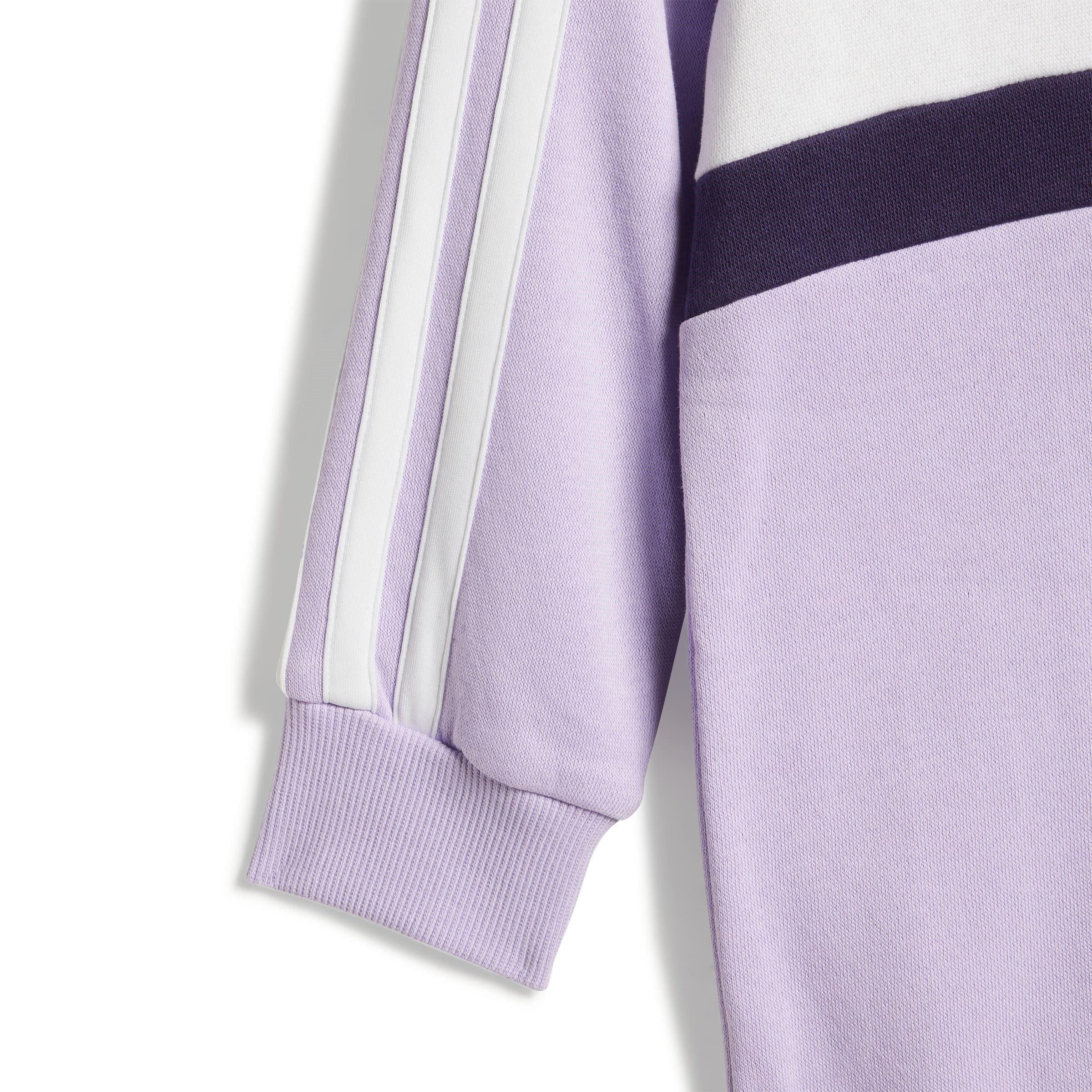 Plum/Black - adidas - Fleece Tracksuit - 5