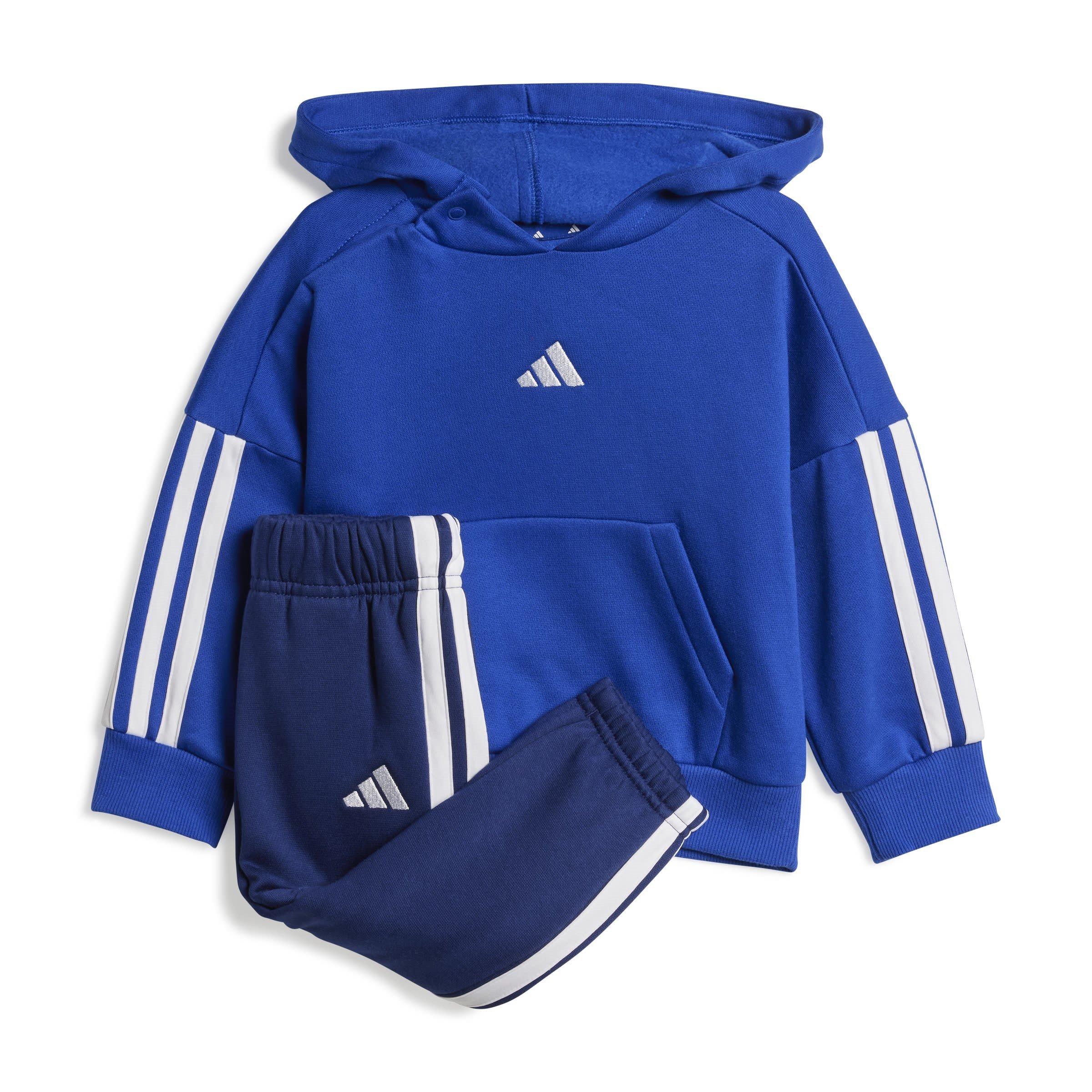 Blau/Weiß - adidas - 3-Stripe Essentials Joggers Set Infants - 1