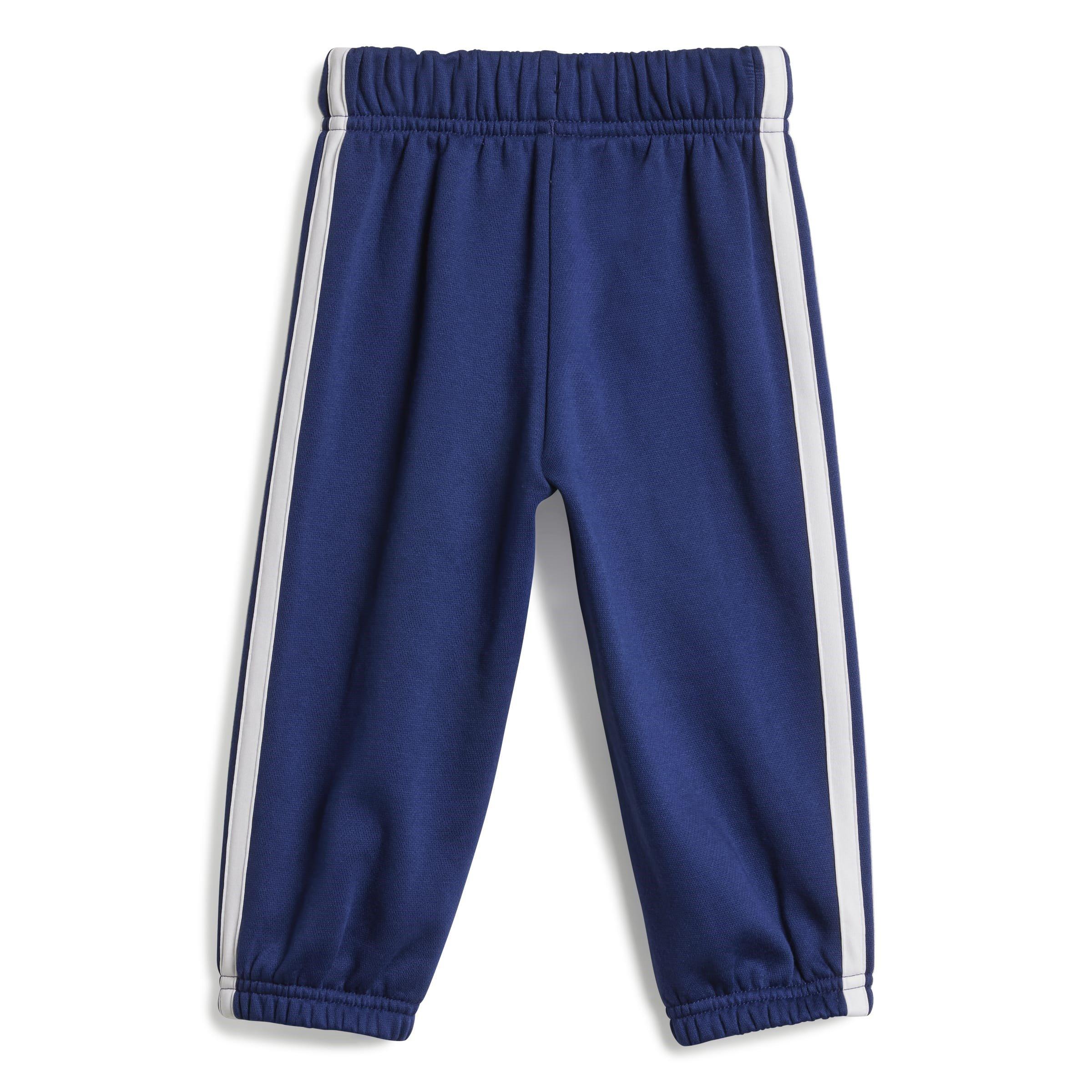 Blu/Bianco - adidas - 3-Stripe Essentials Joggers Set Infants - 4