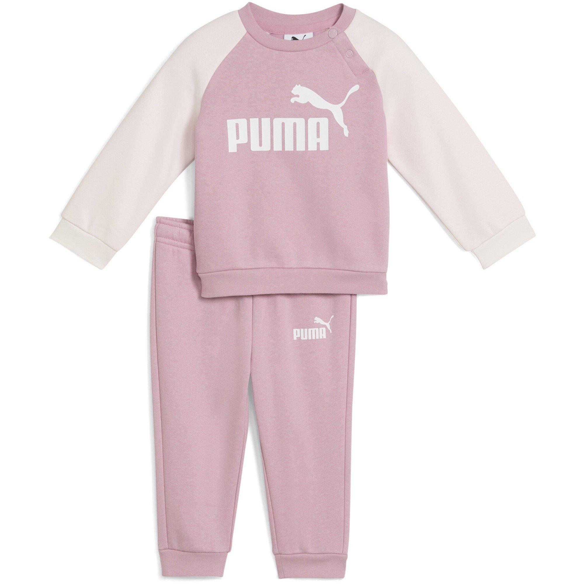 Pink - Puma - Unisex Kids Fleece Tracksuits - 1