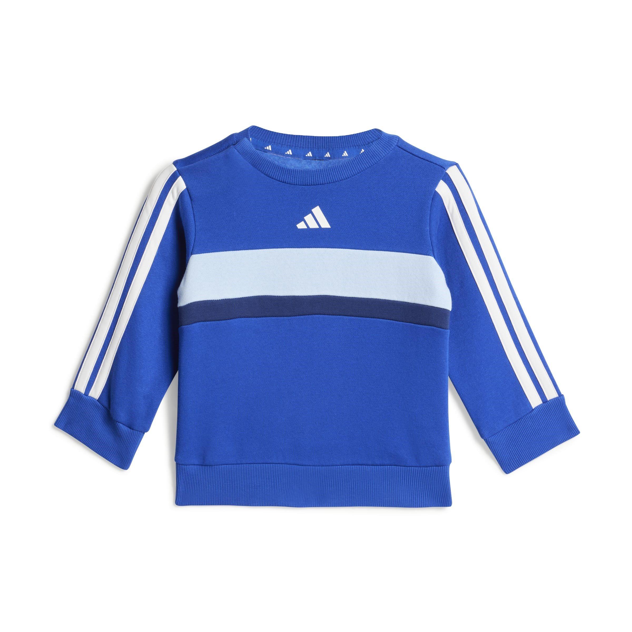 Blau/Grau - adidas - Fleece Tracksuit - 2