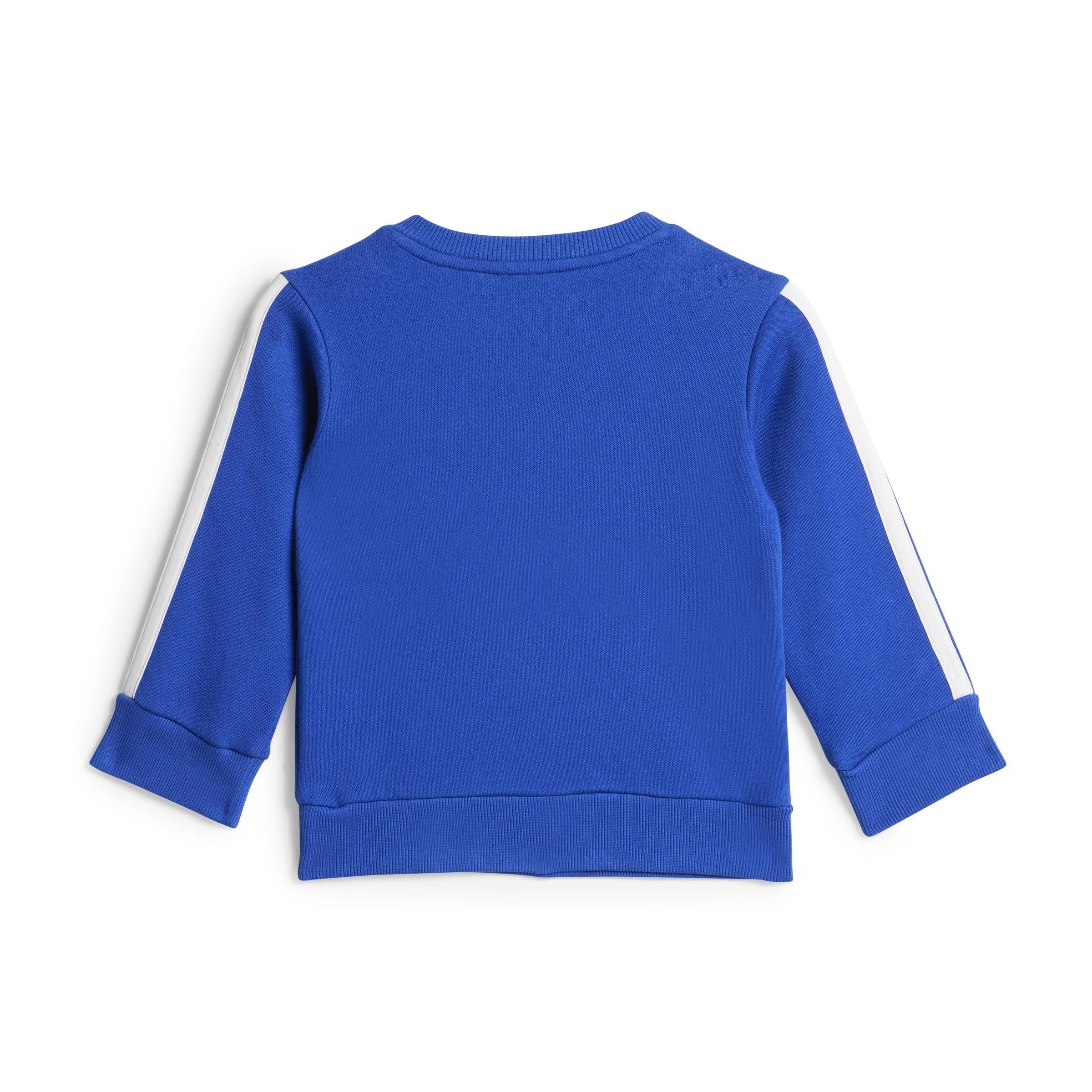 Blau/Grau - adidas - Fleece Tracksuit - 3