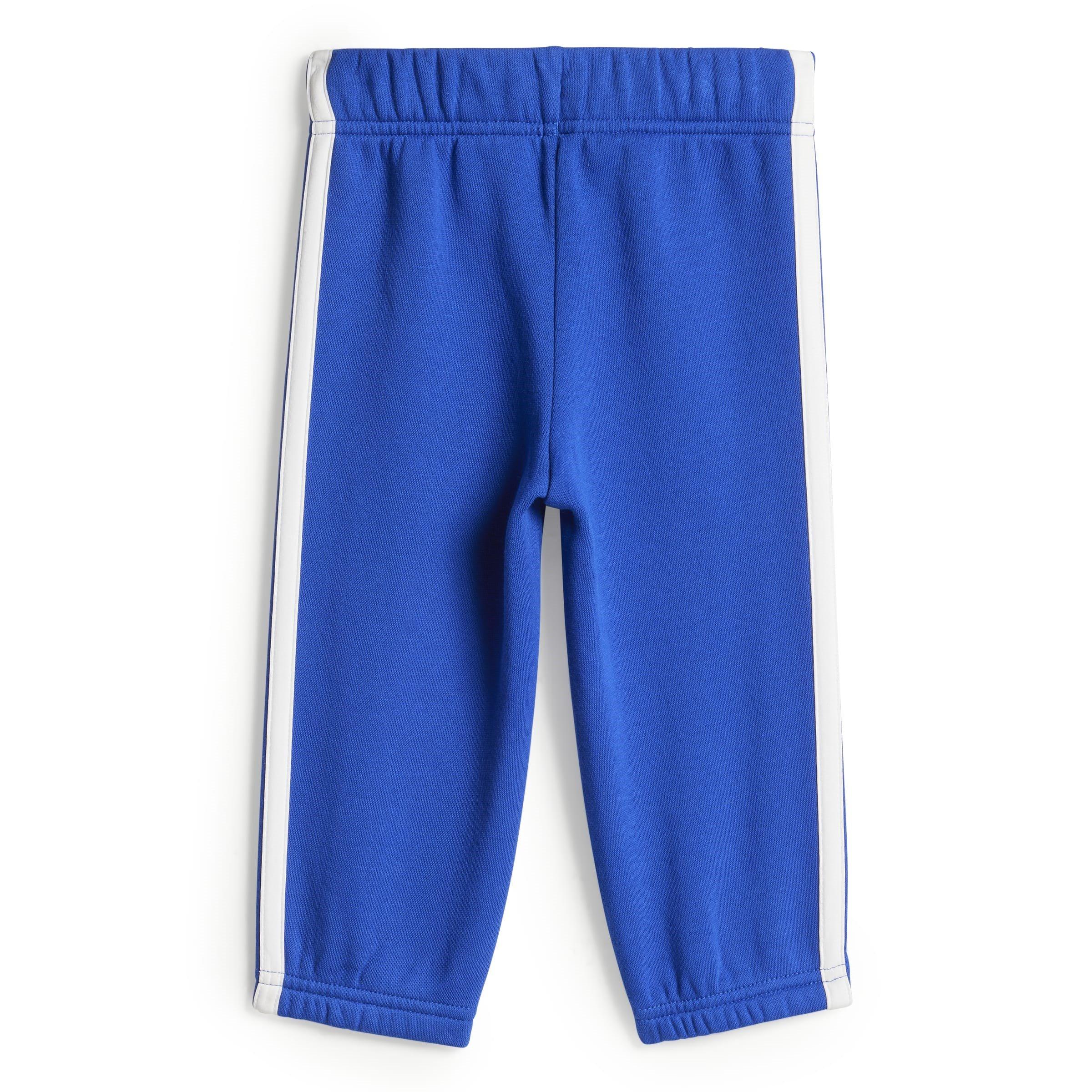 Blau/Grau - adidas - Fleece Tracksuit - 4