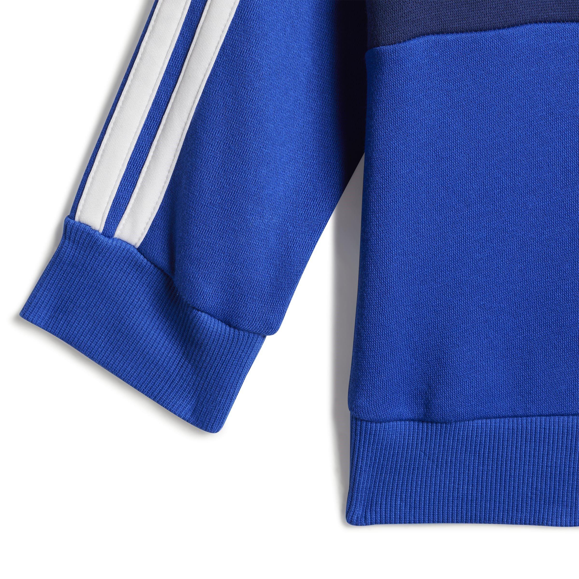 Blau/Grau - adidas - Fleece Tracksuit - 6