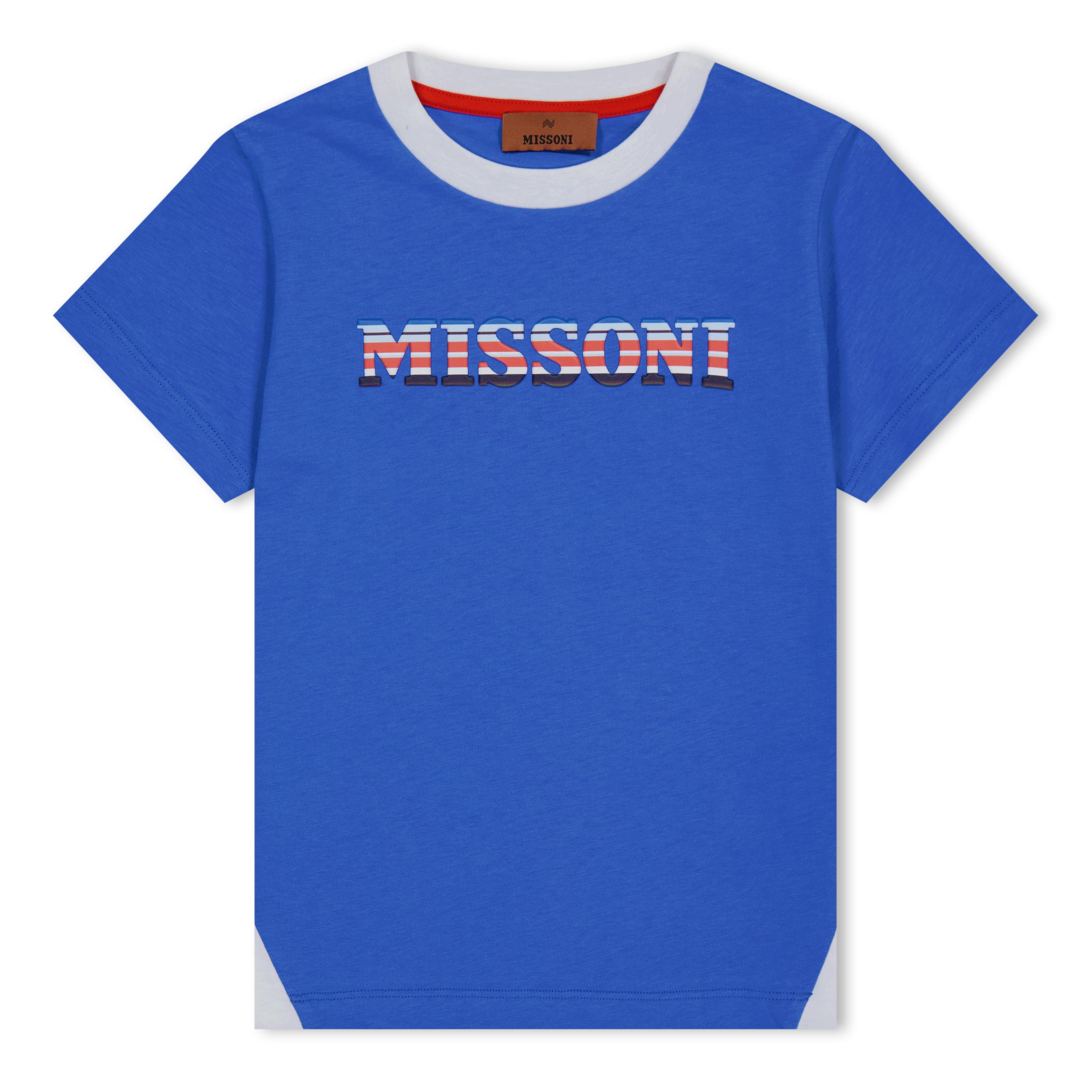 Blu/Red 612BC - Missoni - Kids' Logo T-Shirt - 1