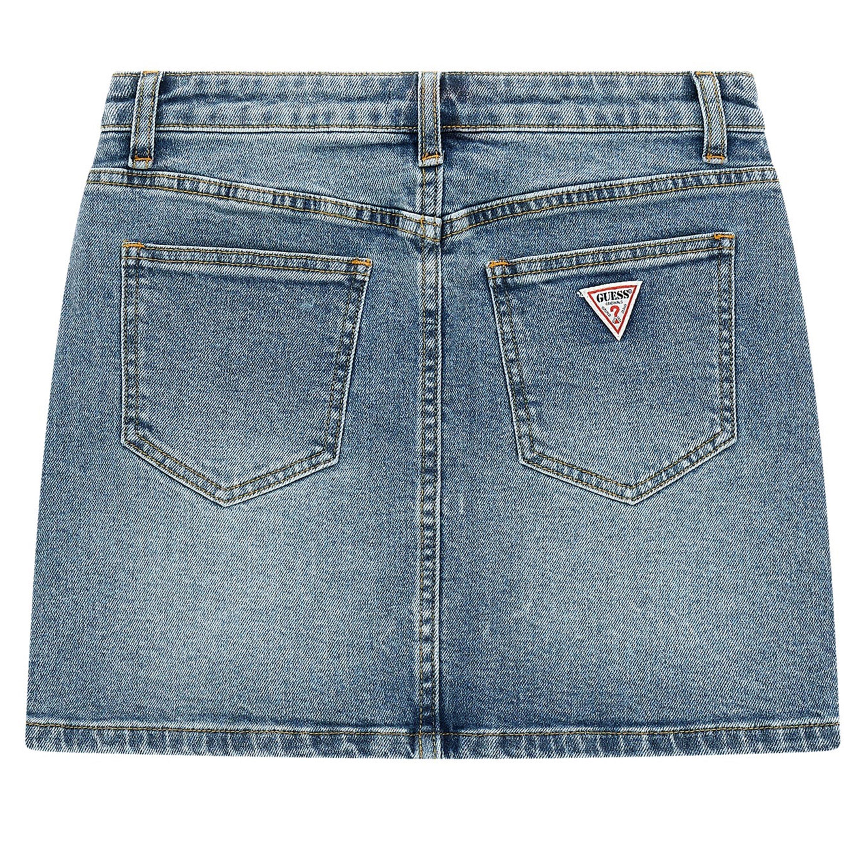 Fez Med Lavaggio - Guess - Carpenter Jean Skirt - 8