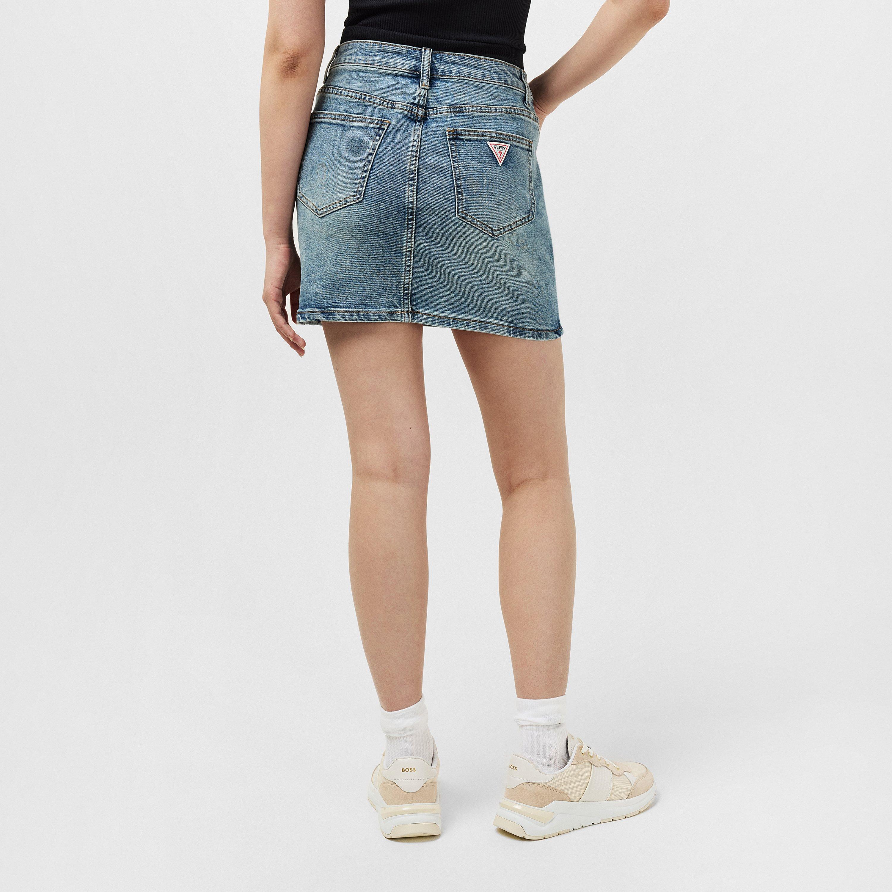 Fez Med Lavaggio - Guess - Carpenter Jean Skirt - 3