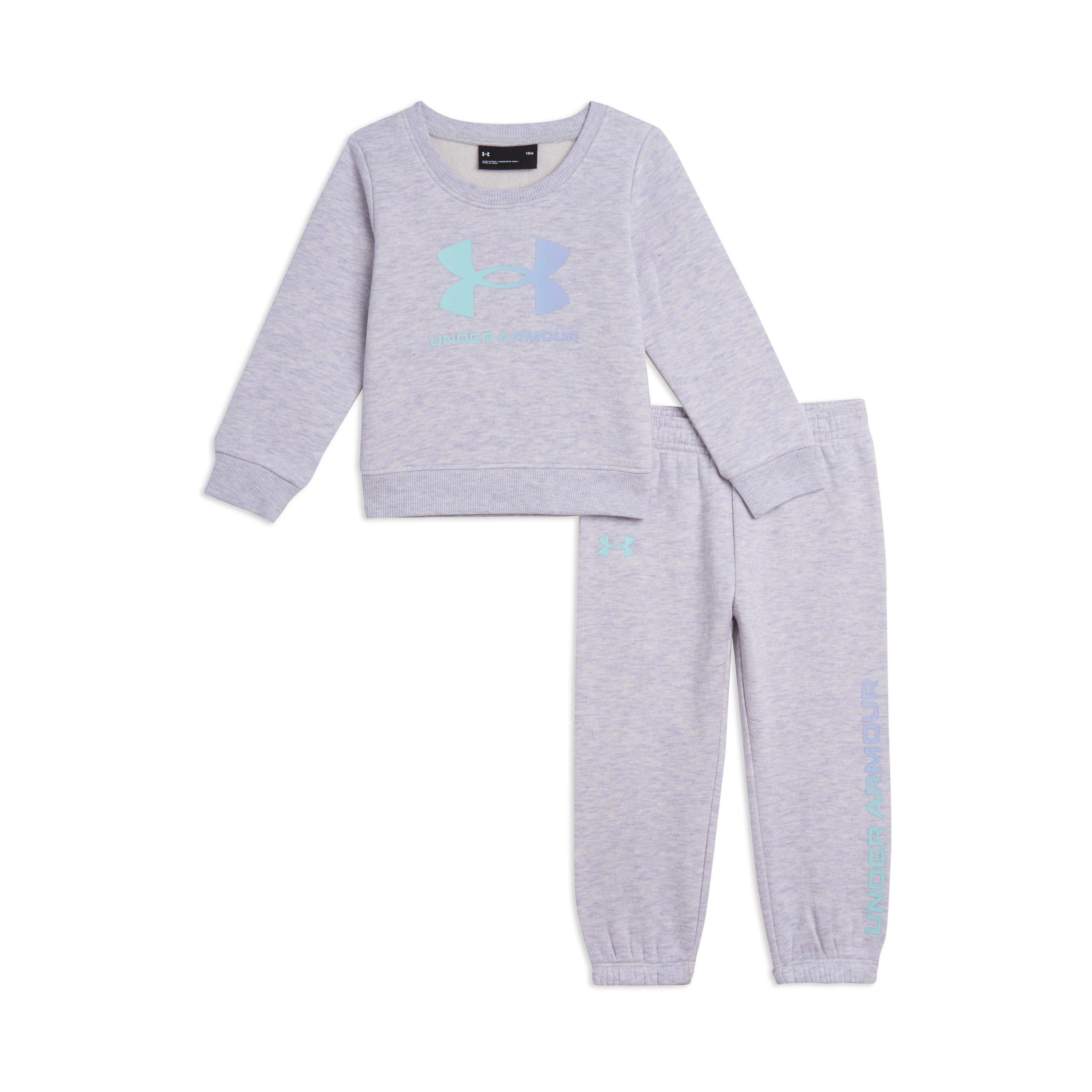 Under Armour Armour Gradient Logo Crewneck Set Baby Girls
