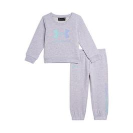 Under Flow armour Gradient Logo Crewneck Set Baby Girls