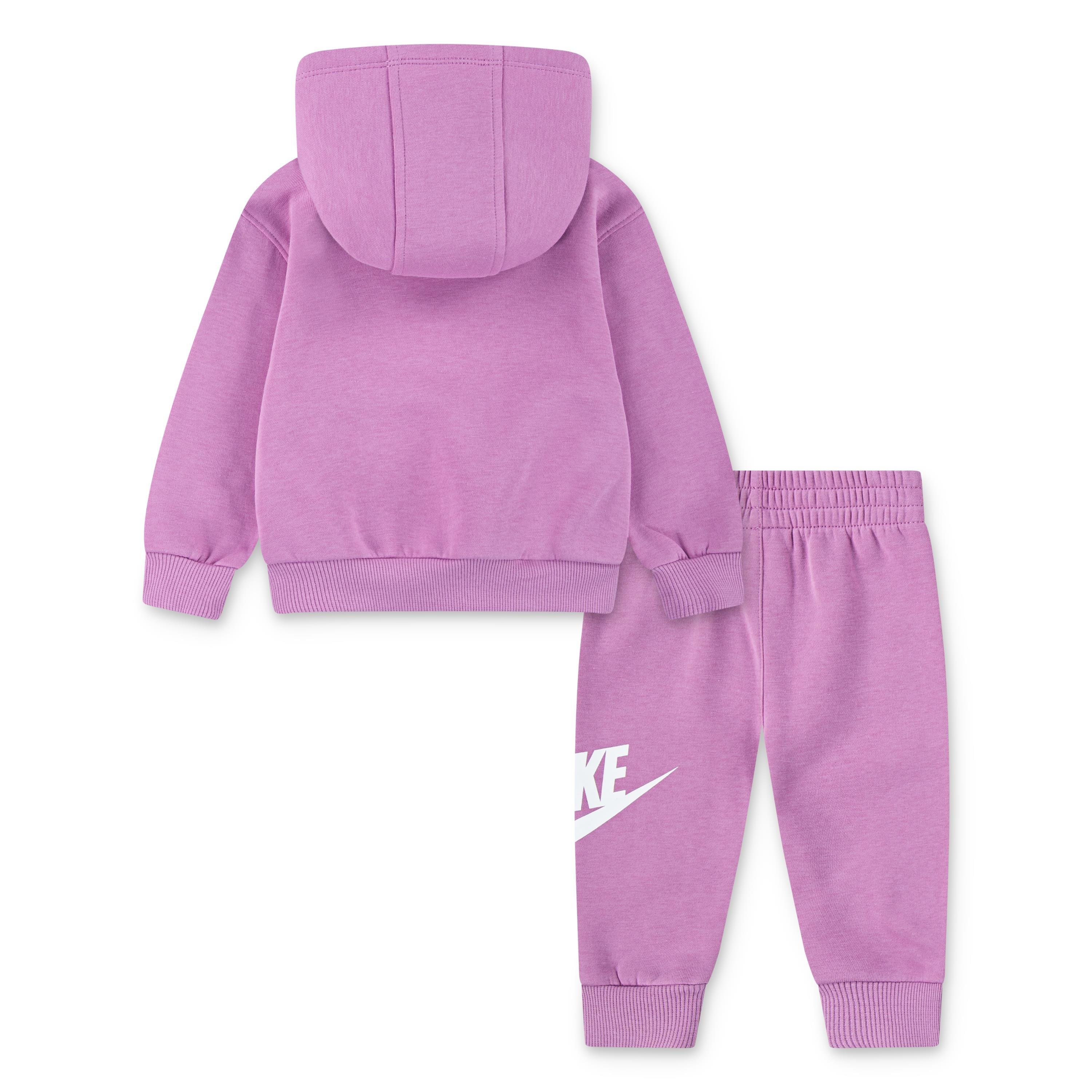 Pink - Nike - Fleece Tracksuit Baby Girls - 2