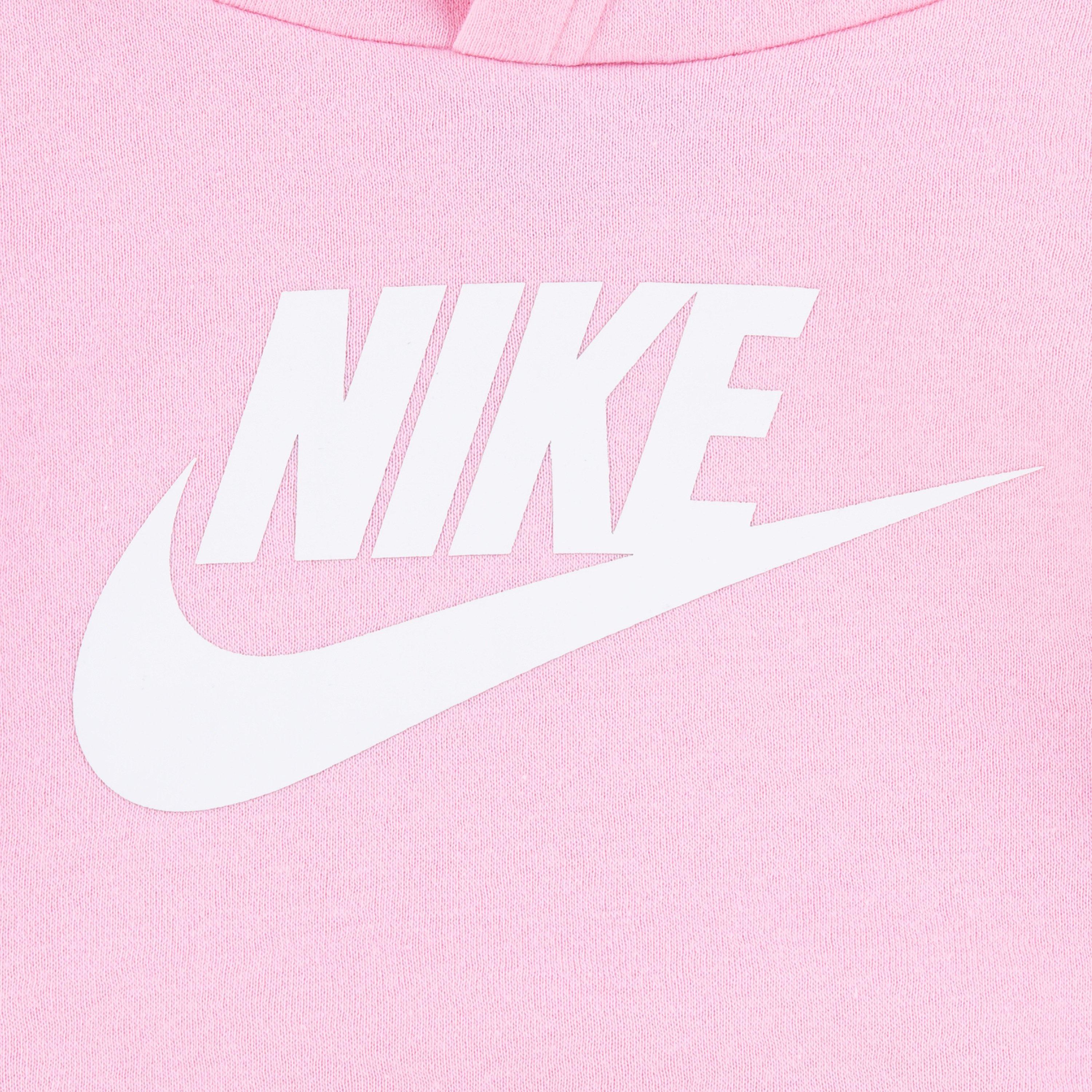 Pink - Nike - Fleece Tracksuit Baby Girls - 5