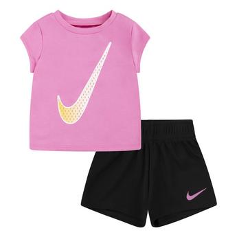 Nike Recycled Shorts Pyjama Set Baby Girls