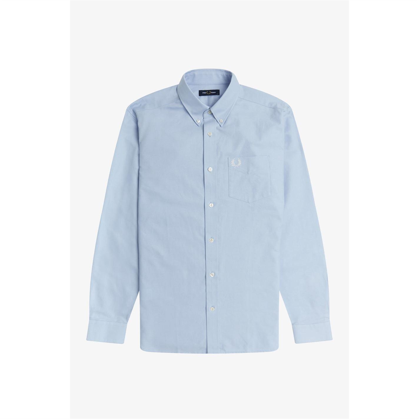 Fred Perry Men's Oxford Shirt - Light Smoke146 - XS