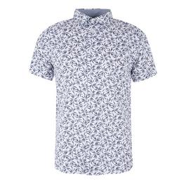 Ted Baker Ted Baker Krosa Ss Leaf Print Shirt