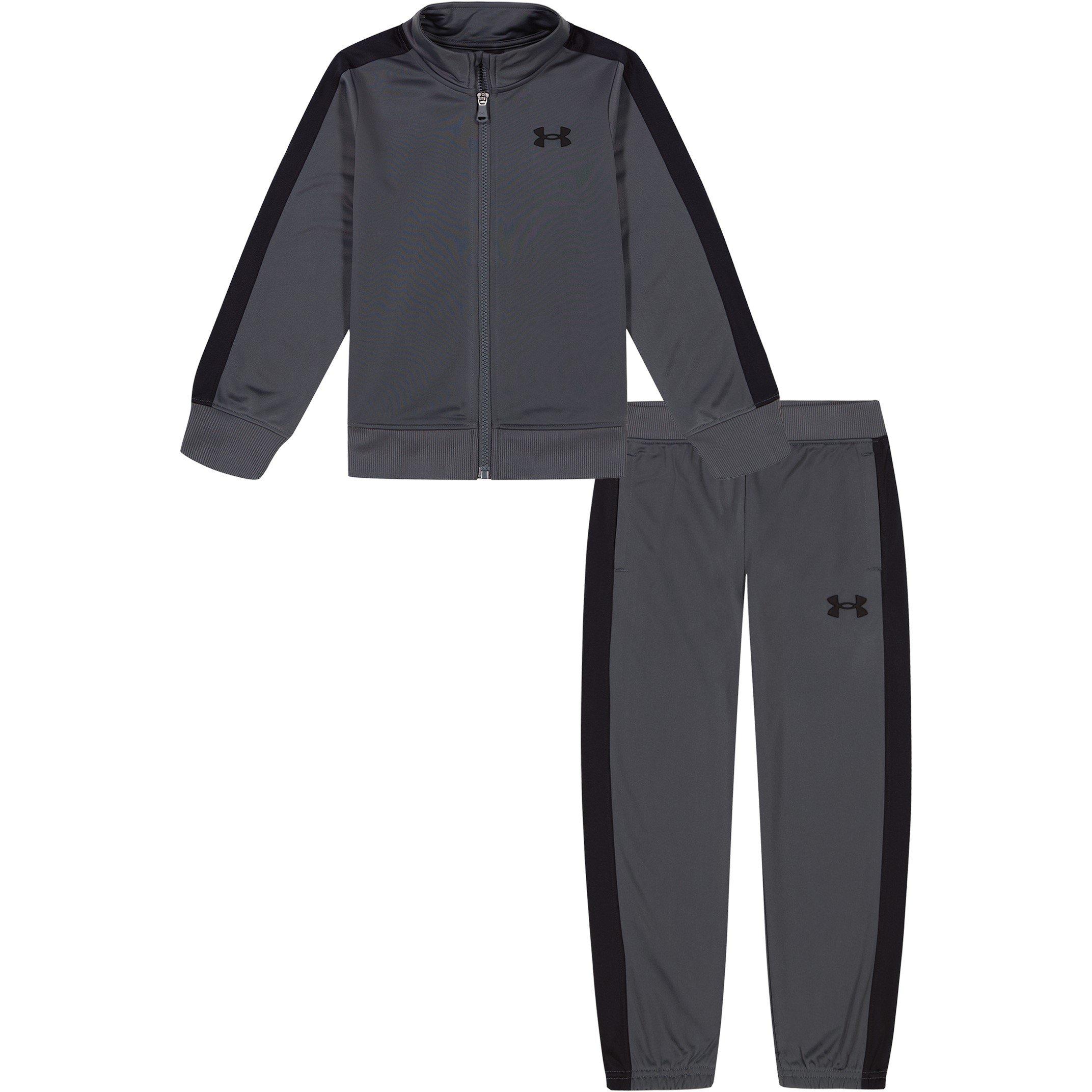 Grey/Black - Under Armour - Knit Track Suit Set Baby Boys - 1