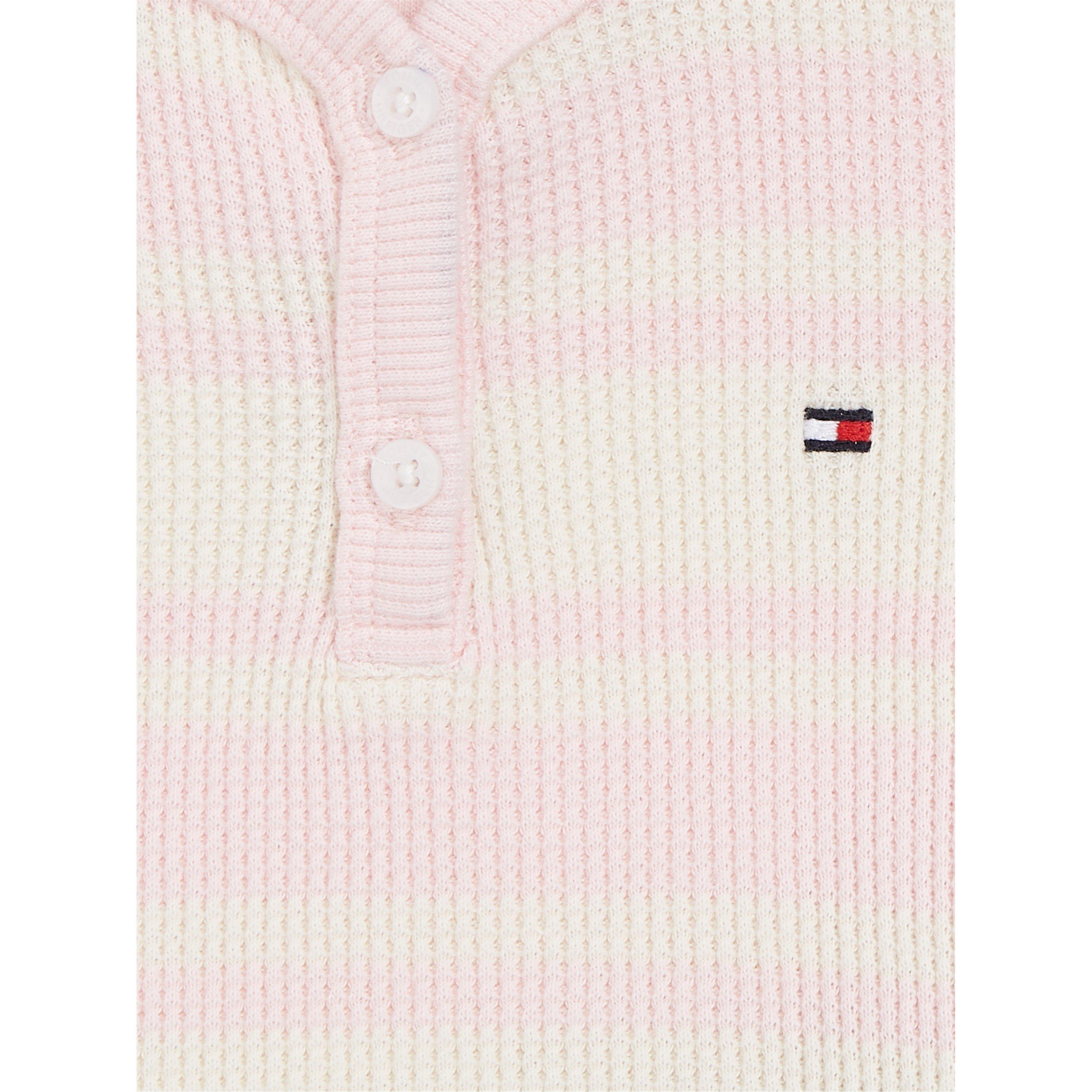 Pink Stripe - Tommy Hilfiger - Kids' Baby Striped Waffle Gift Set - 2
