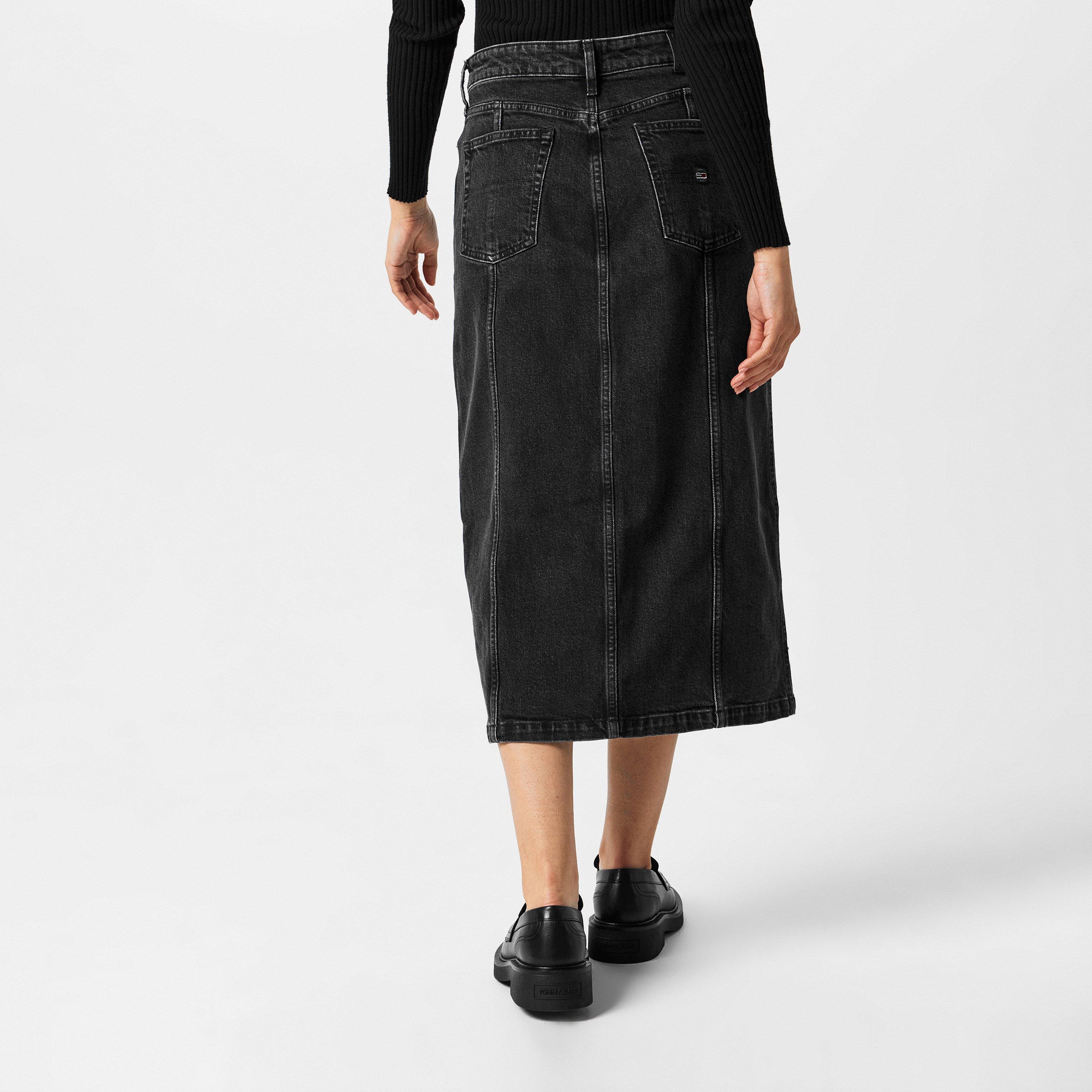 Denim nero - Tommy Jeans - Denim Maxi Skirt - 4