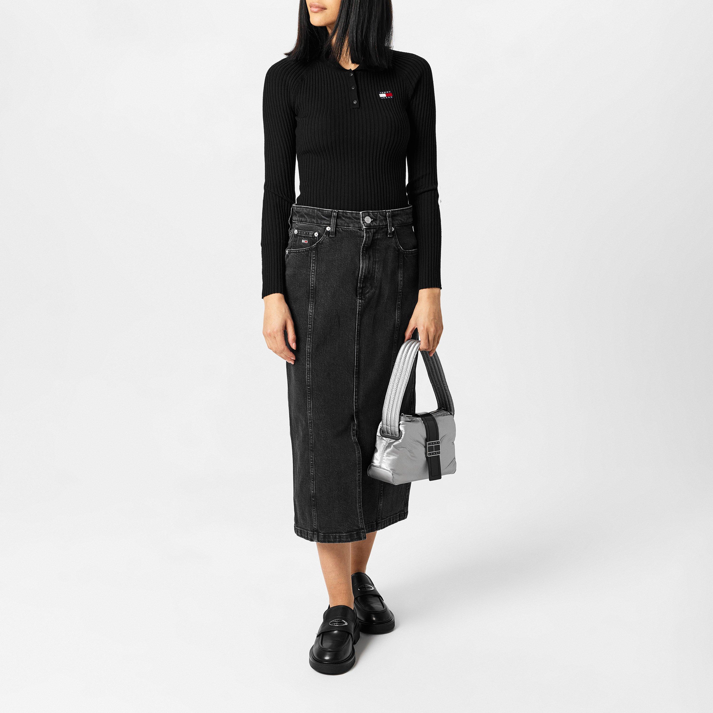 Denim nero - Tommy Jeans - Denim Maxi Skirt - 6