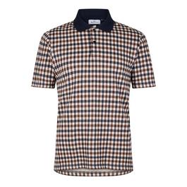 Aquascutum Checked Polo