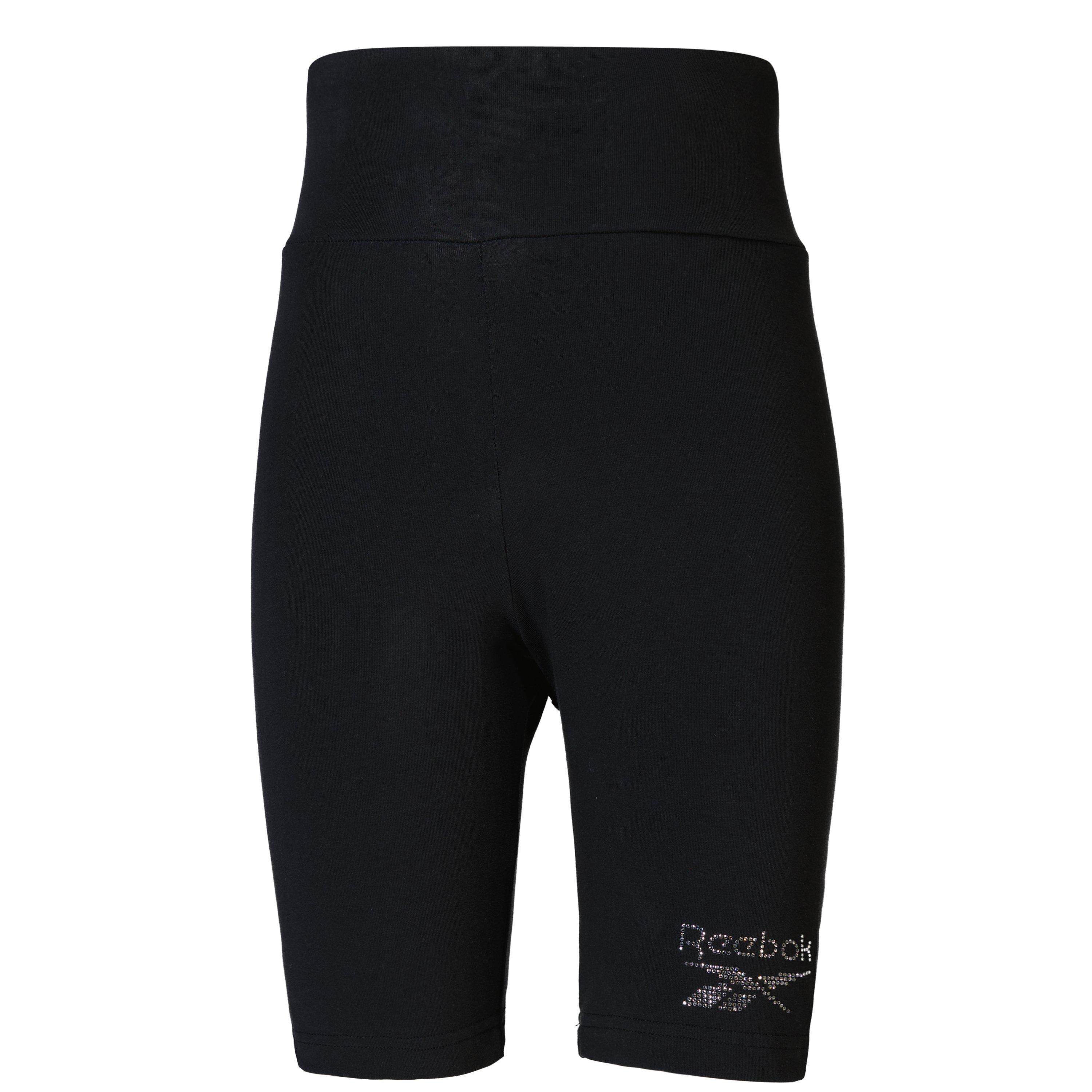 Crna - Reebok - Women's Jersey Jogger Shorts - 1