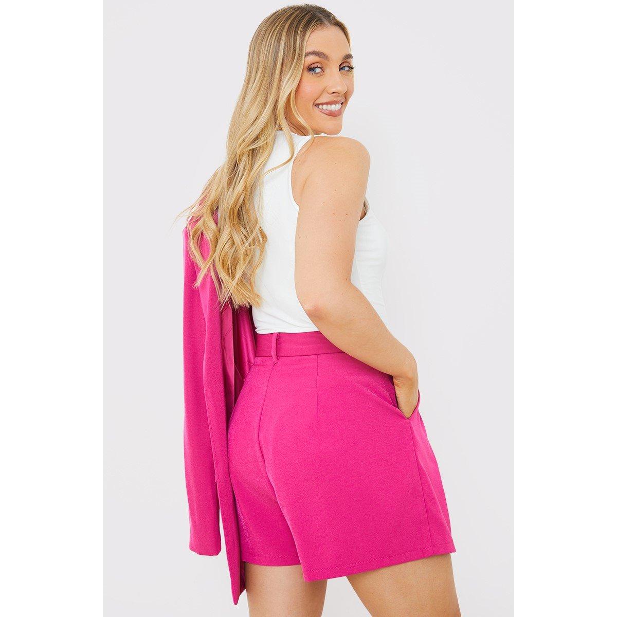 Lyserød - In The Style - Tailored Shorts - 6