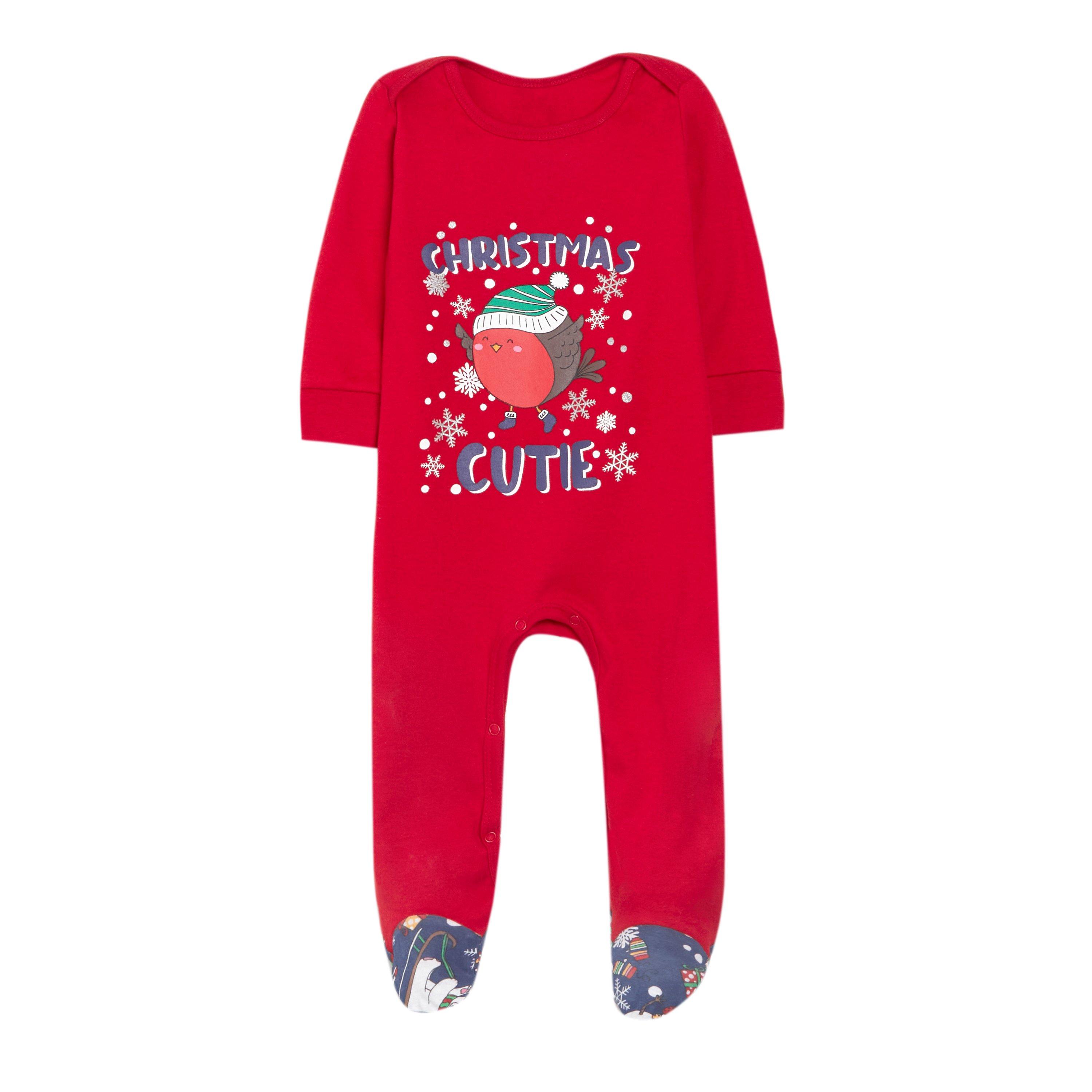 Rosso/Navy - Be You - BeYou Sleepsuit Babies - 3