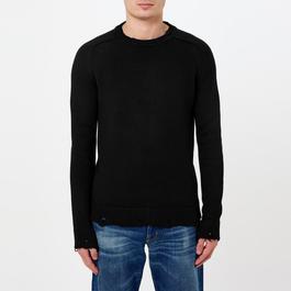 Saint Laurent Destroyed Knit Sweater