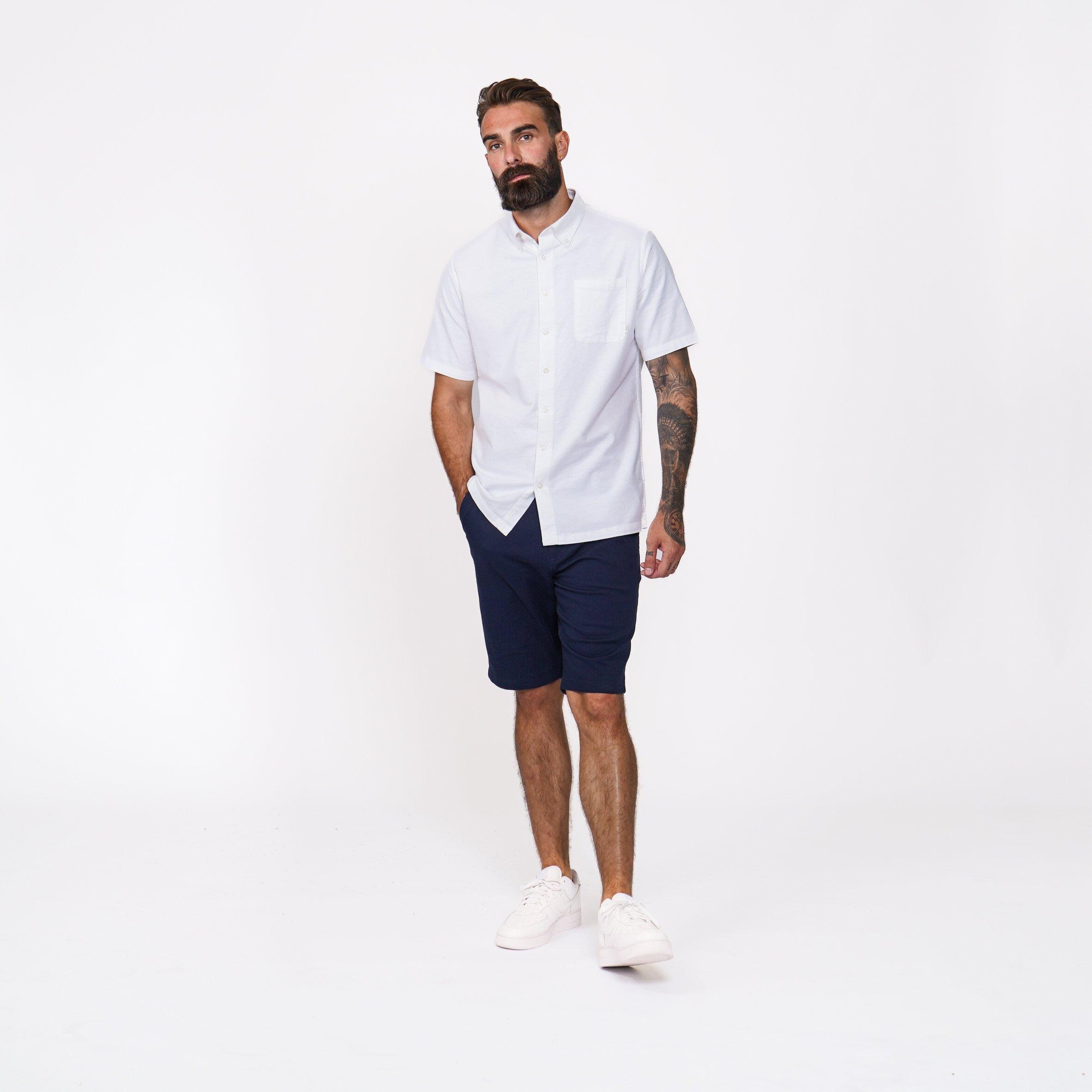 Wit - Firetrap - Oxford Short Sleeve Shirt Mens - 6