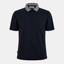 Aquascutum Check Collar Shirt