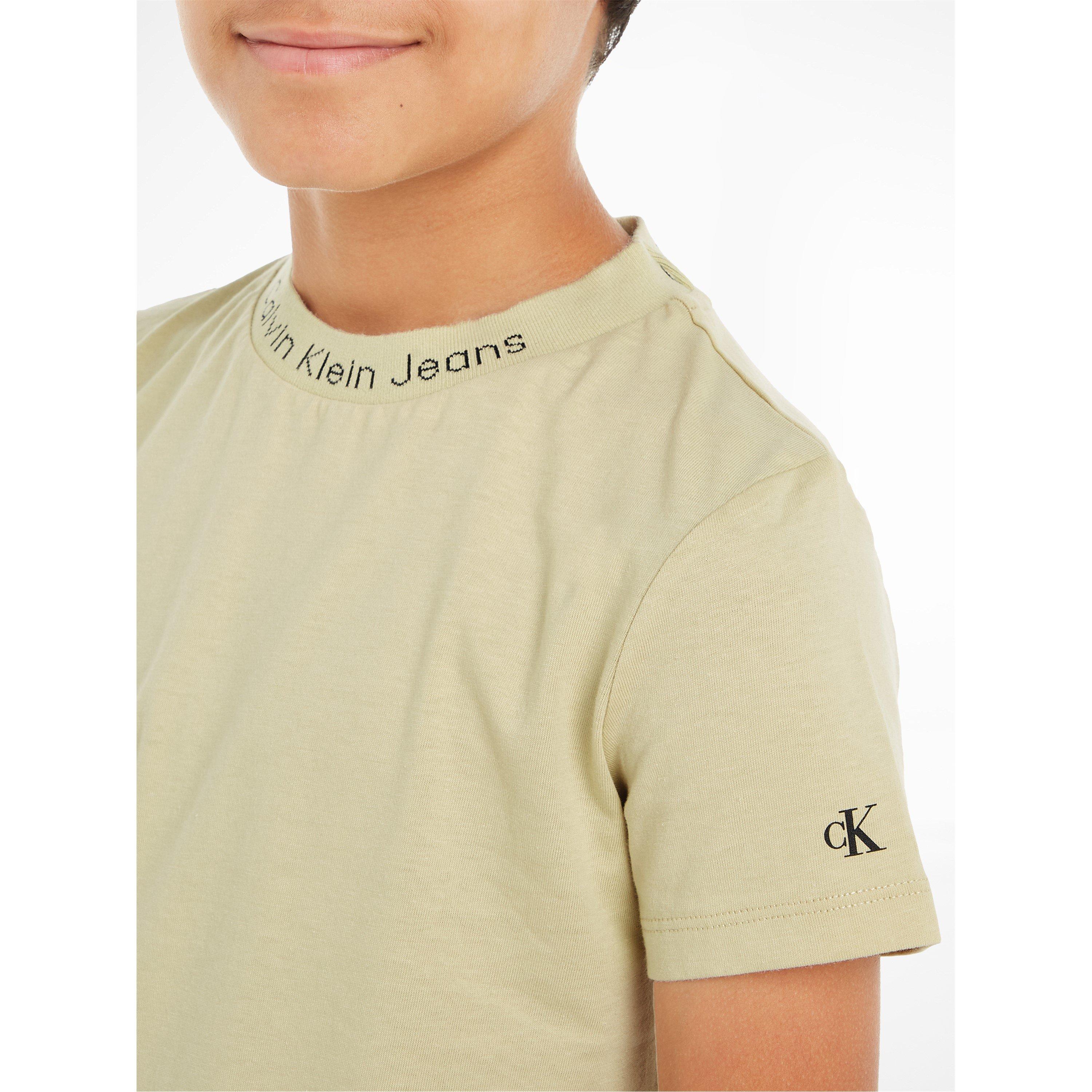 Haze/Blk 0H8 - Calvin Klein Jeans - 2 Pack Logo T-Shirts Juniors - 4