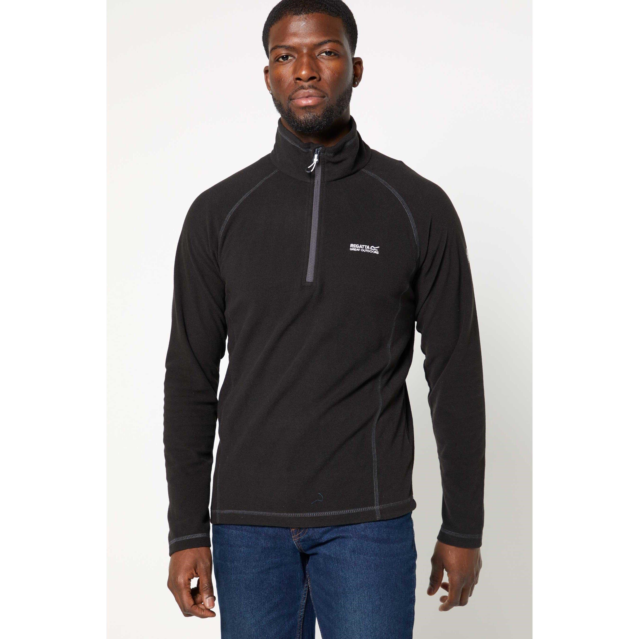 Black - Regatta - Men's Mont Rain Anorak - 1