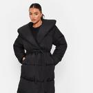 NEGRO - I Saw It First - ISAWITFIRST Padded Belted Puffer Coat - 3