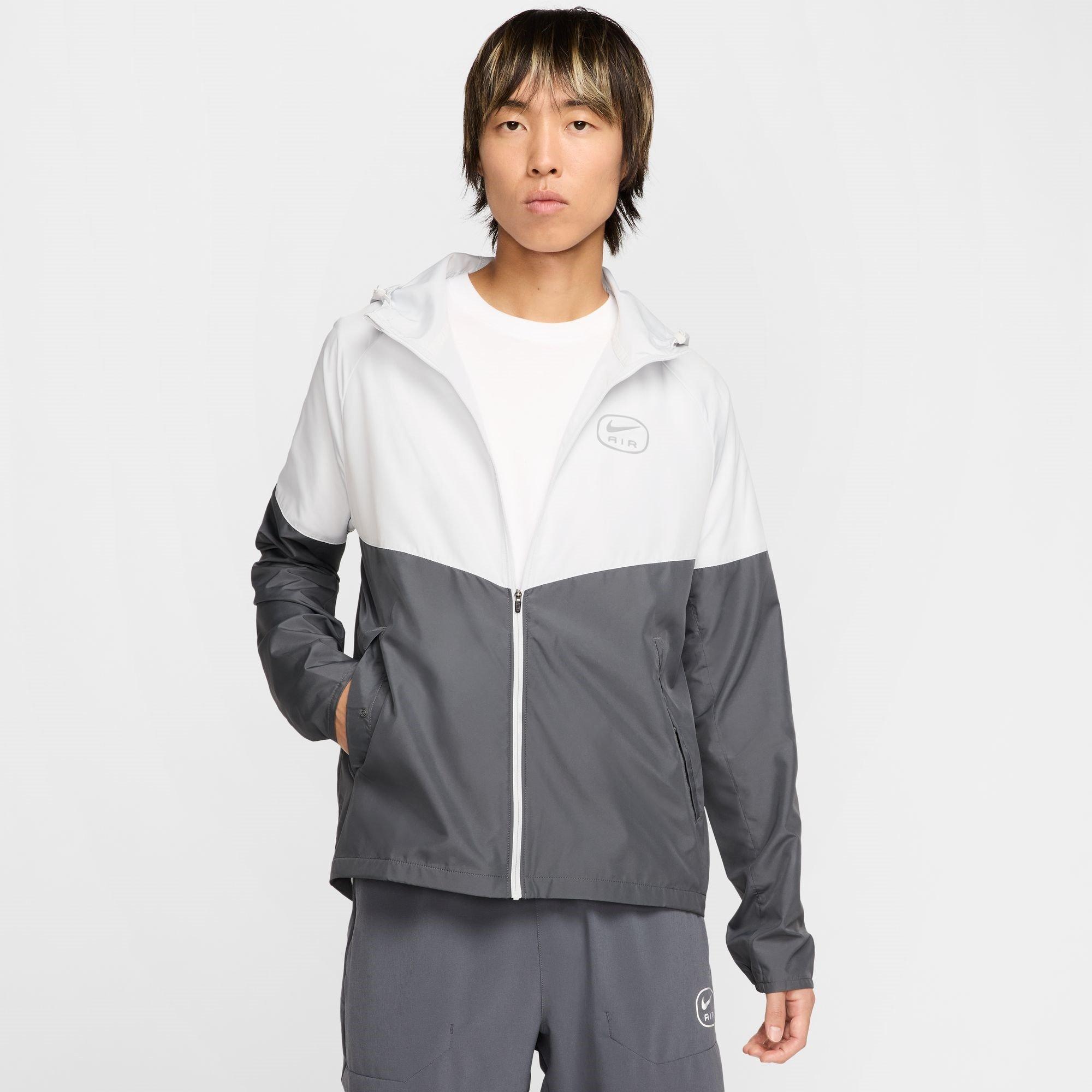Grijs/Grijs - Nike - Air Run Jacket Mens - 1