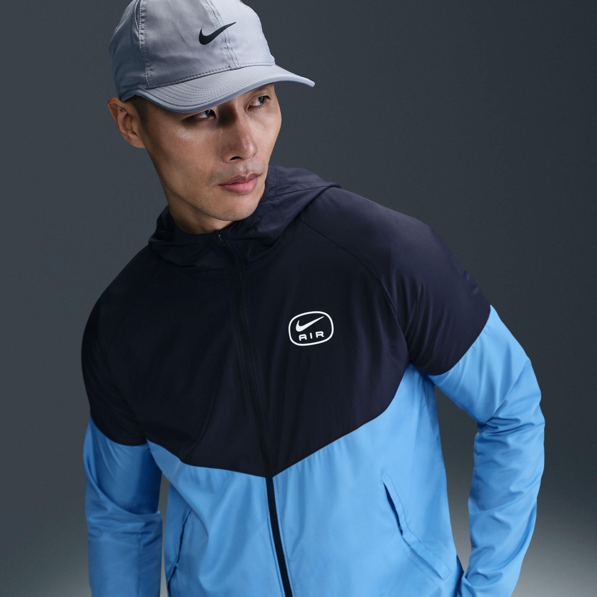 Bleu/Obsidienne - Nike - Air Run Jacket Mens - 9