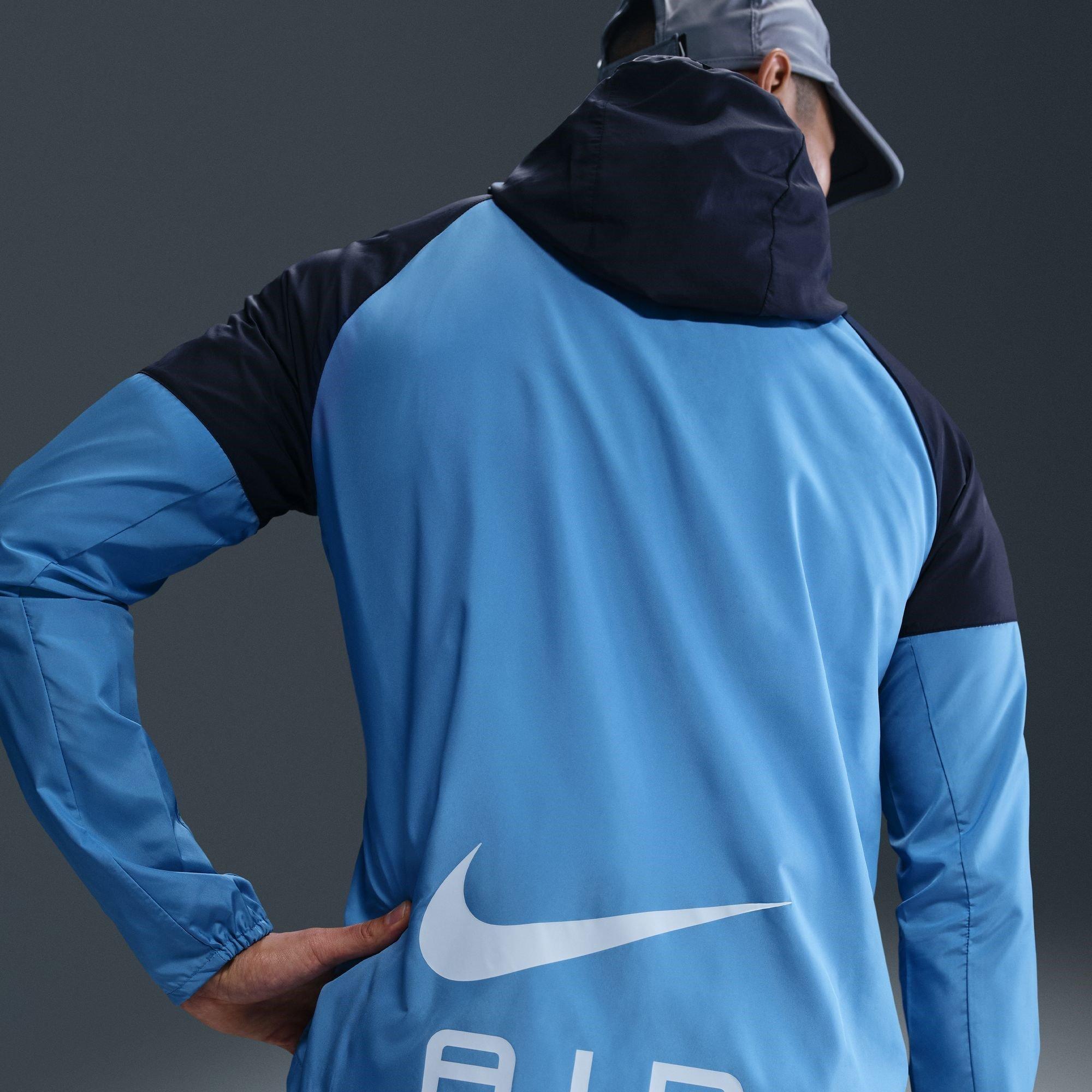 Bleu/Obsidienne - Nike - Air Run Jacket Mens - 10