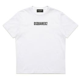 DSquared2 Logo T Shirt Juniors