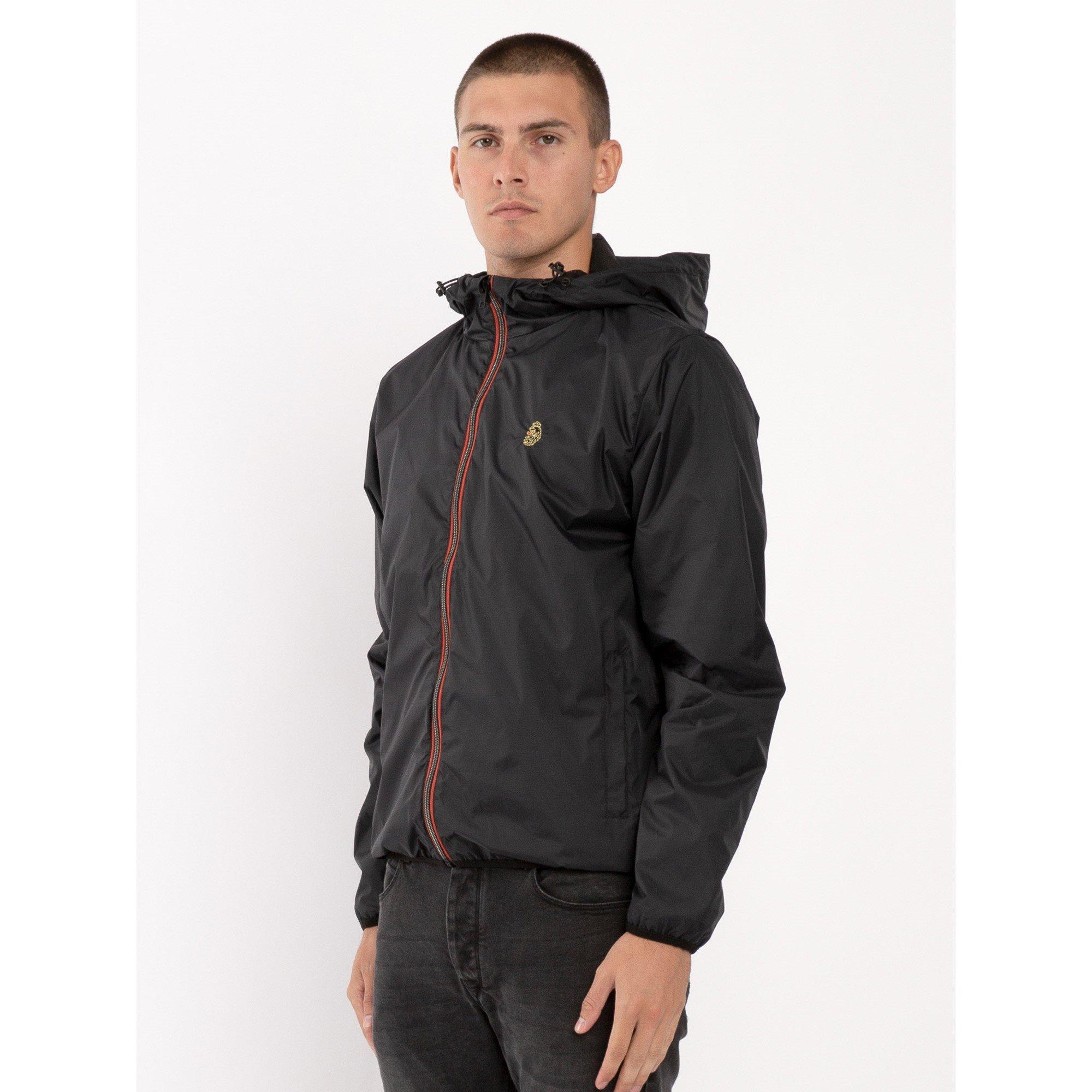 Black - Luke Sport - Men's Garnedd Lightweight Water-Repellent Rain Anorak - 2